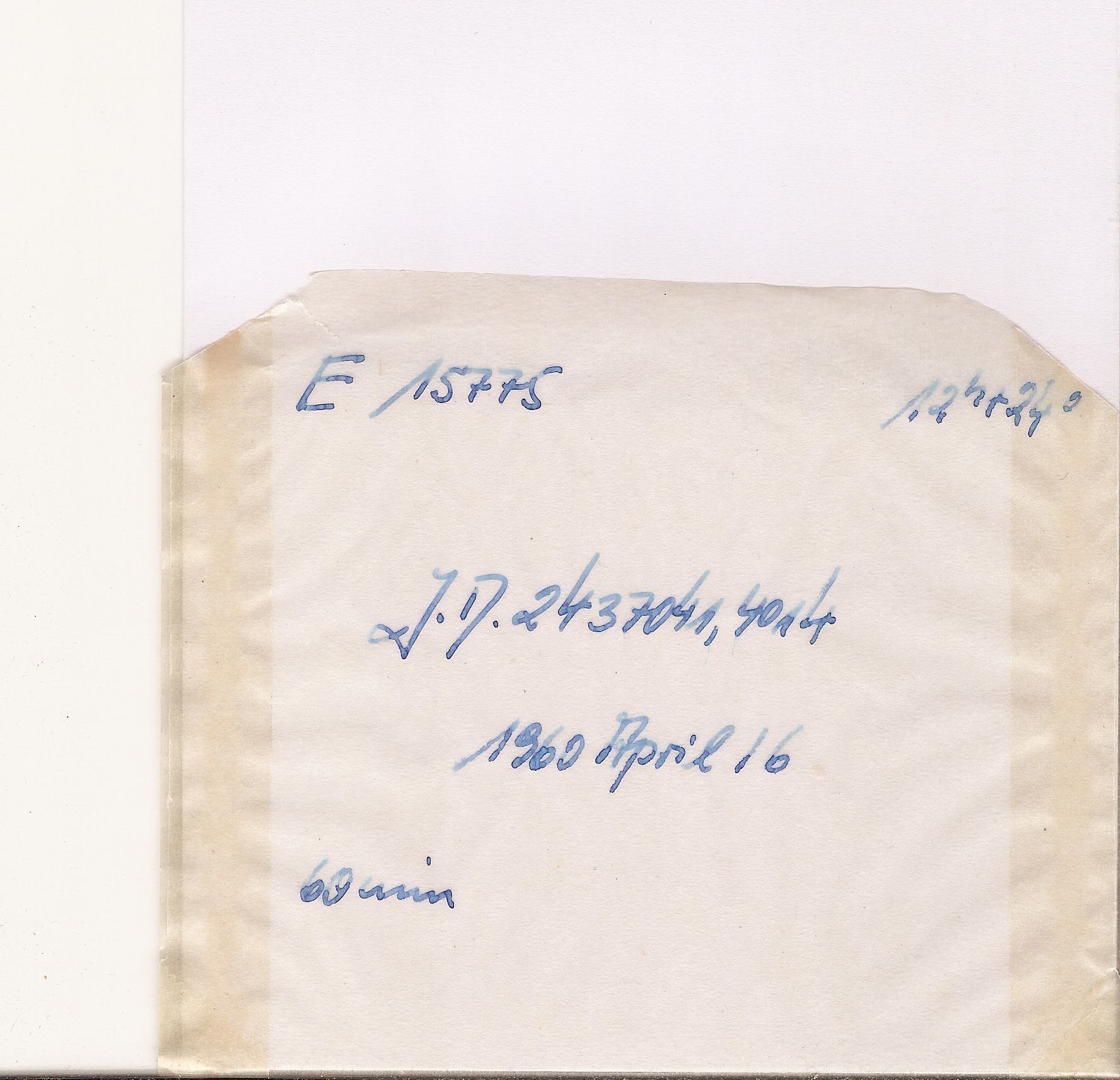 Plate envelope