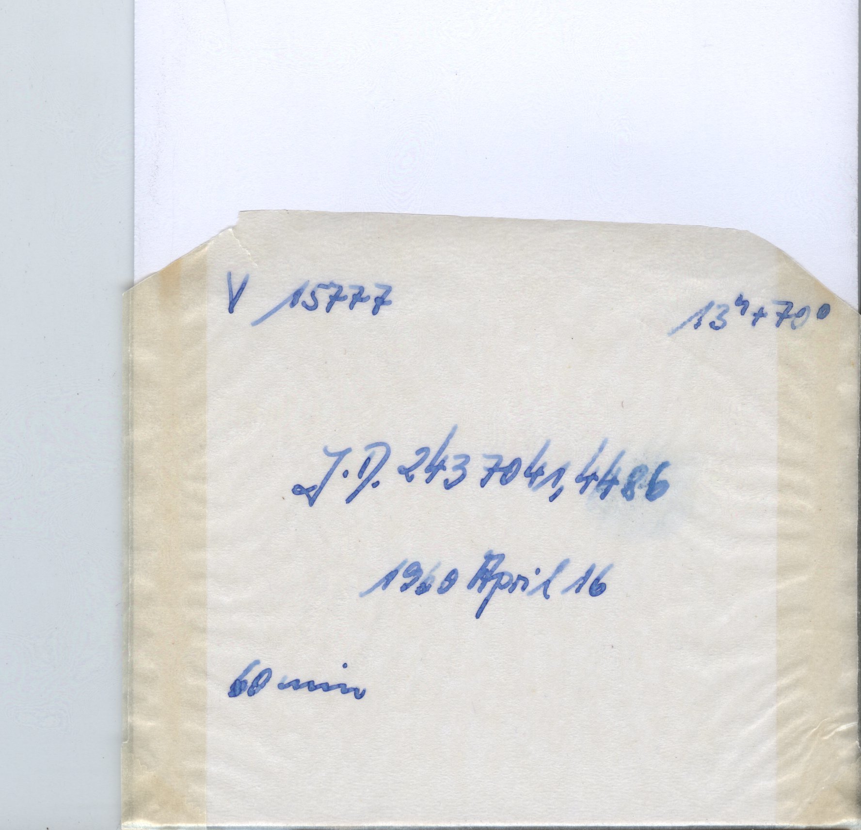 Plate envelope
