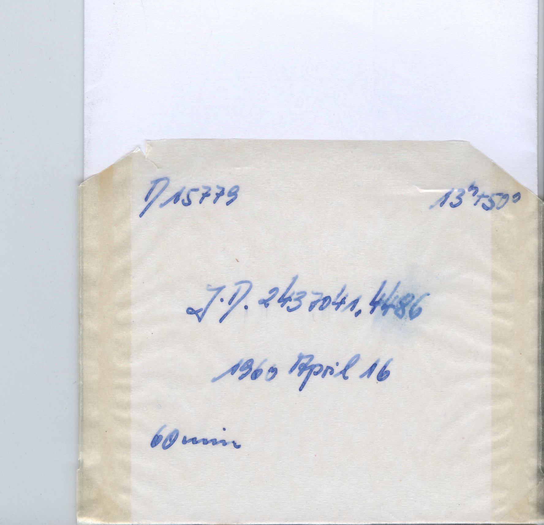 Plate envelope