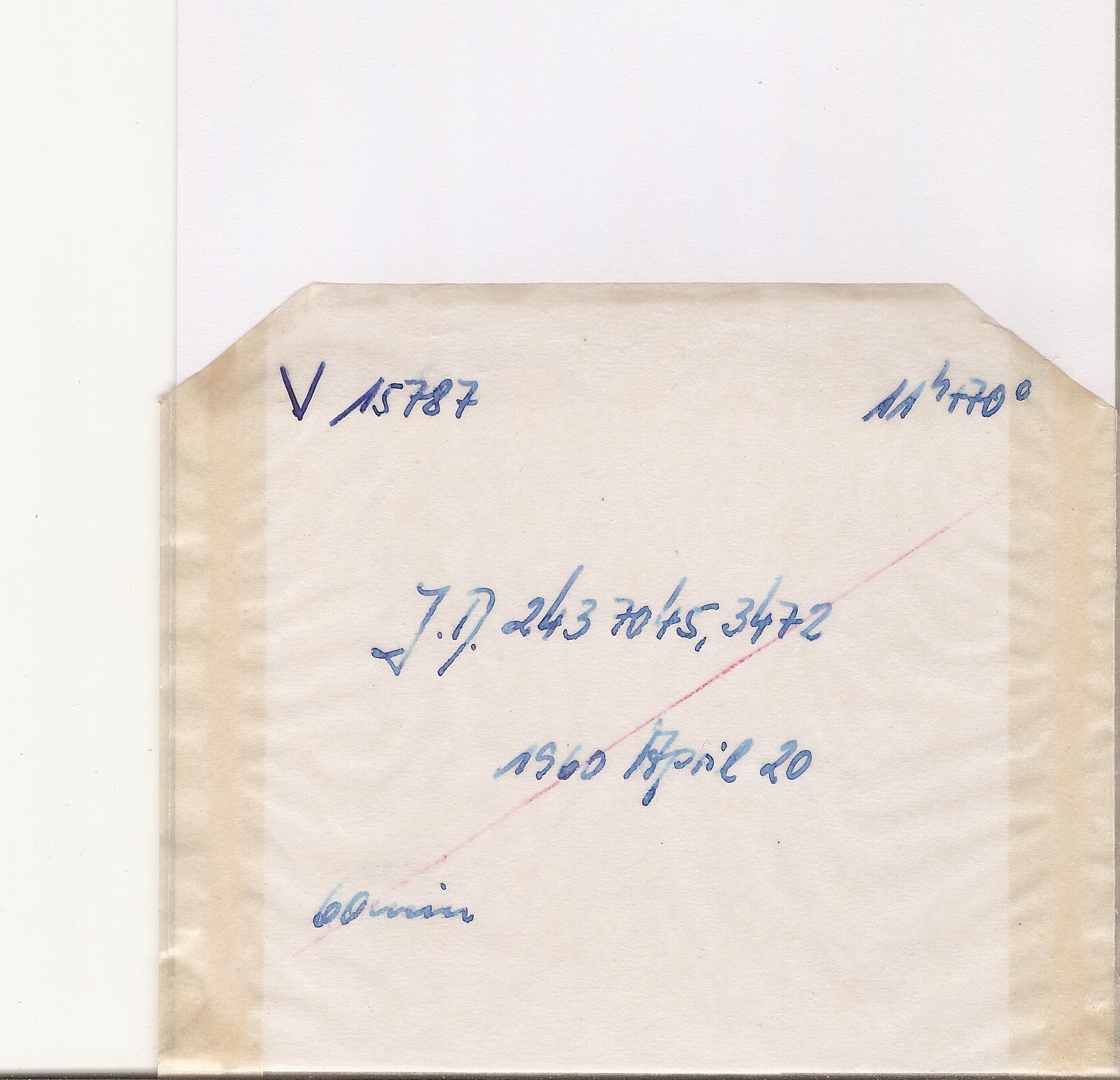 Plate envelope