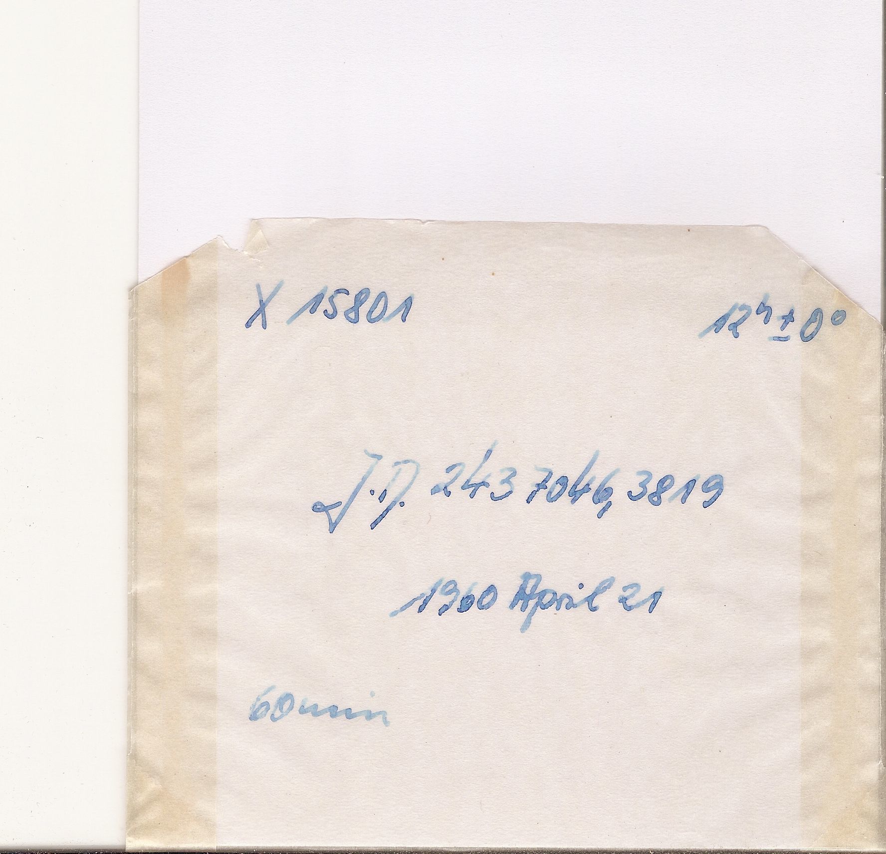 Plate envelope