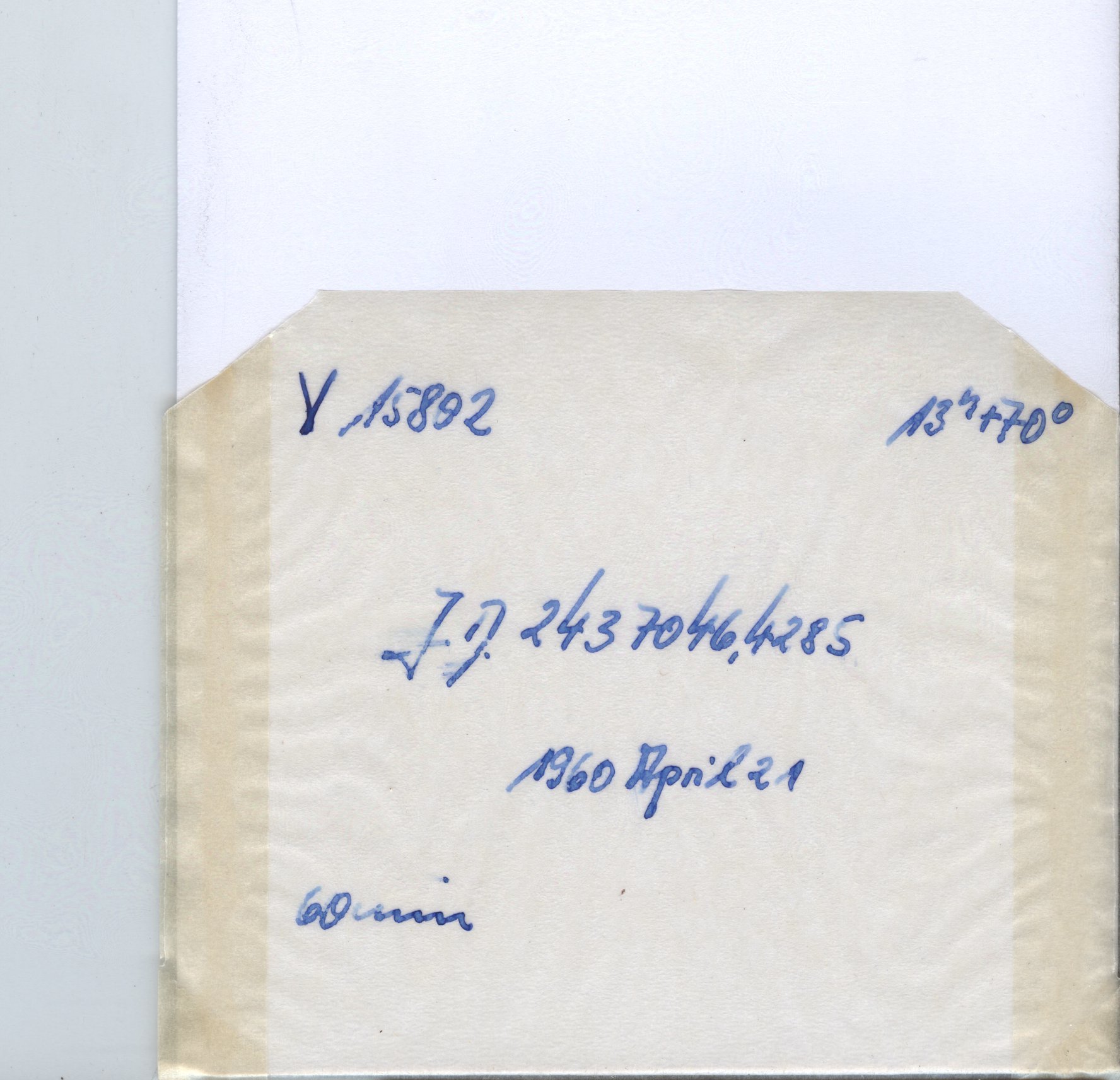 Plate envelope