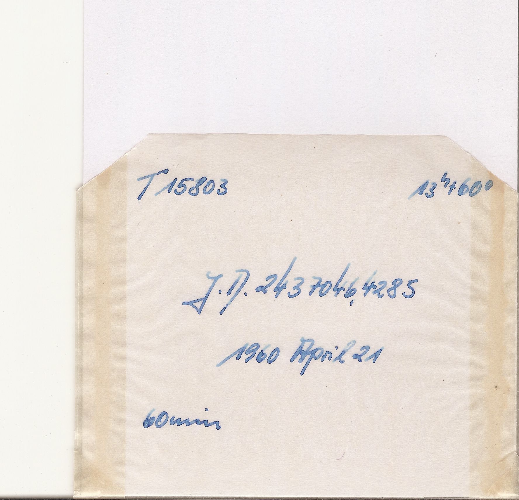 Plate envelope