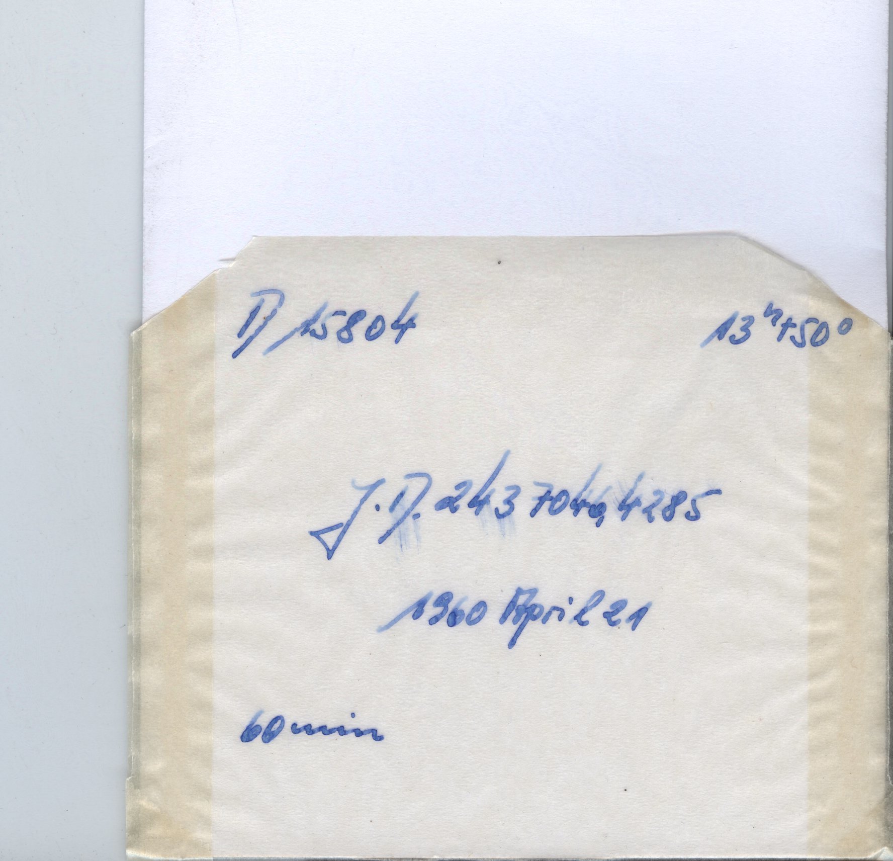 Plate envelope