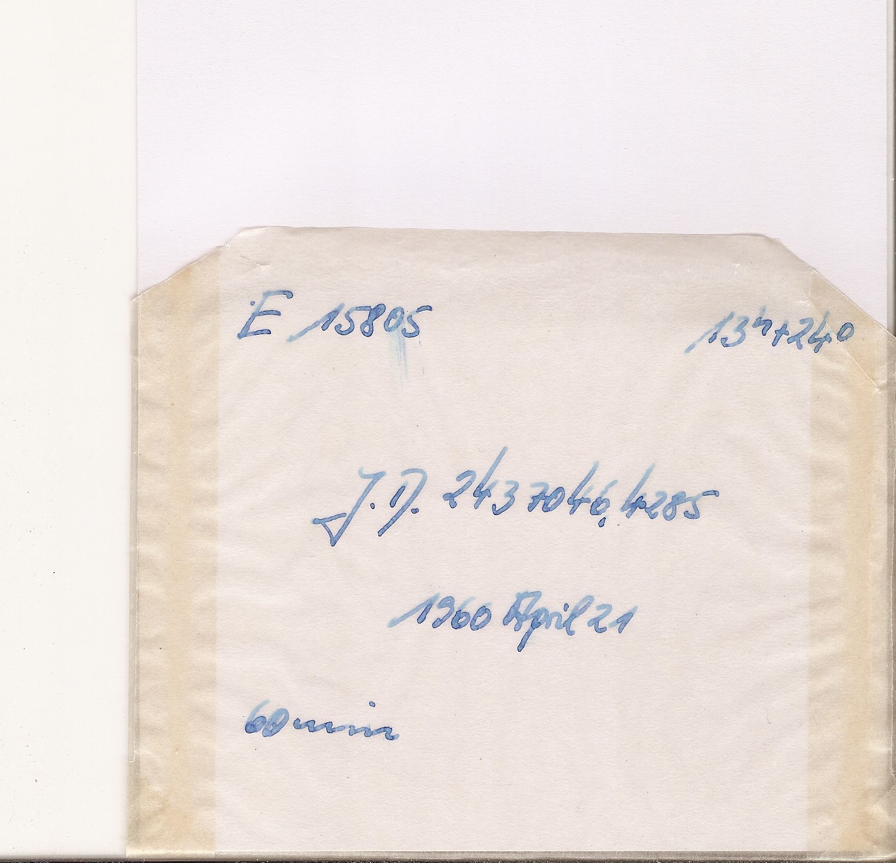 Plate envelope