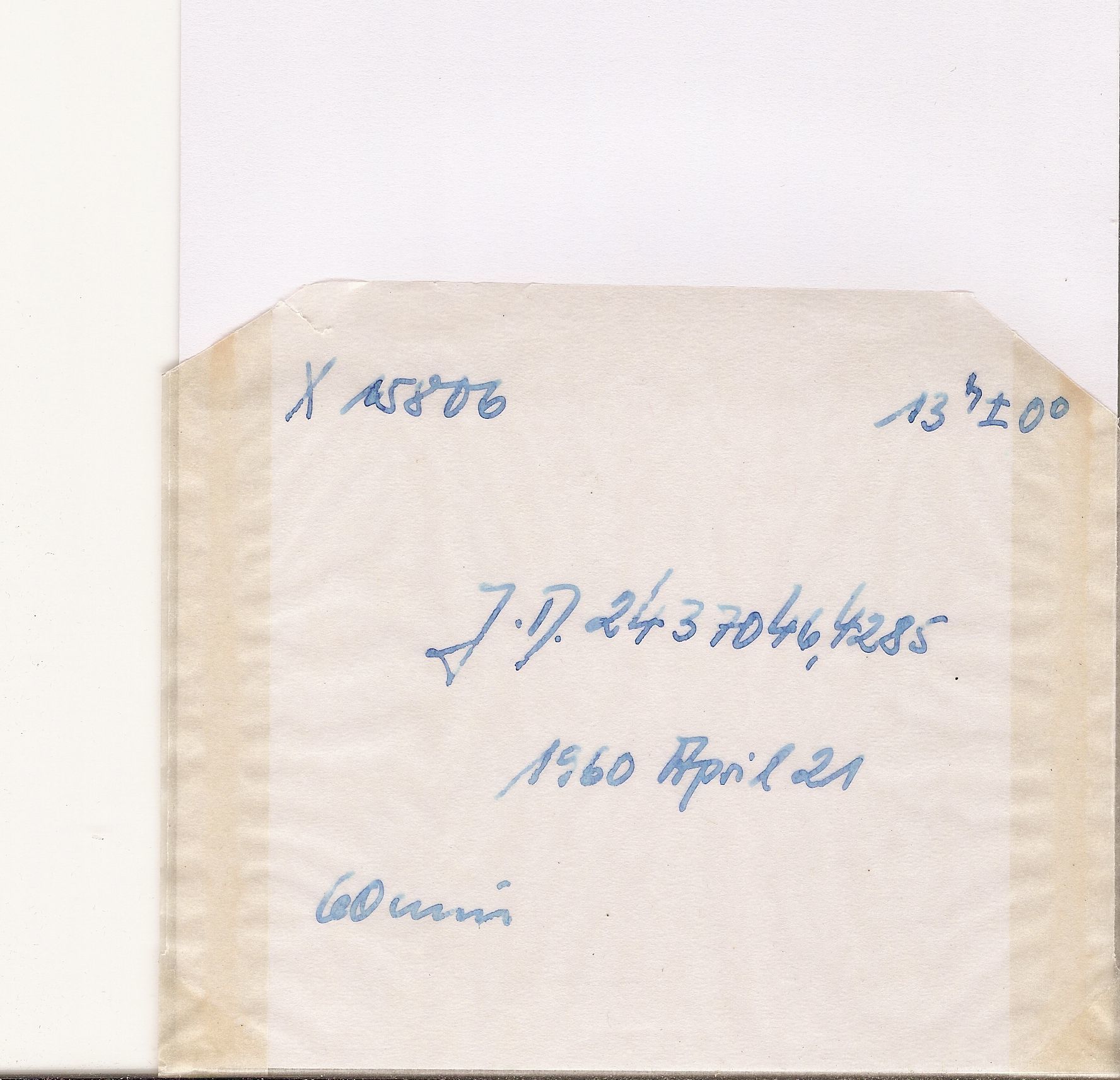 Plate envelope
