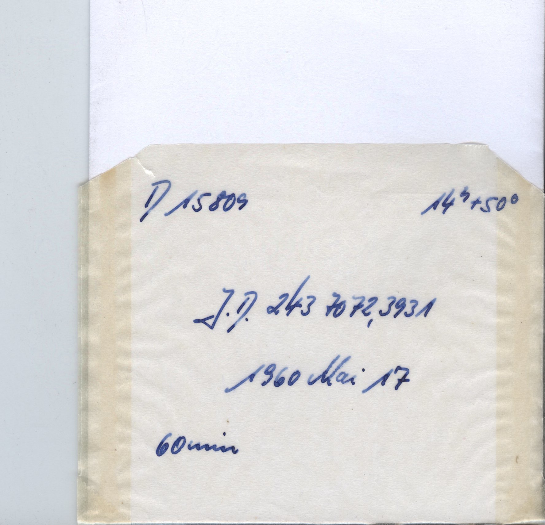 Plate envelope