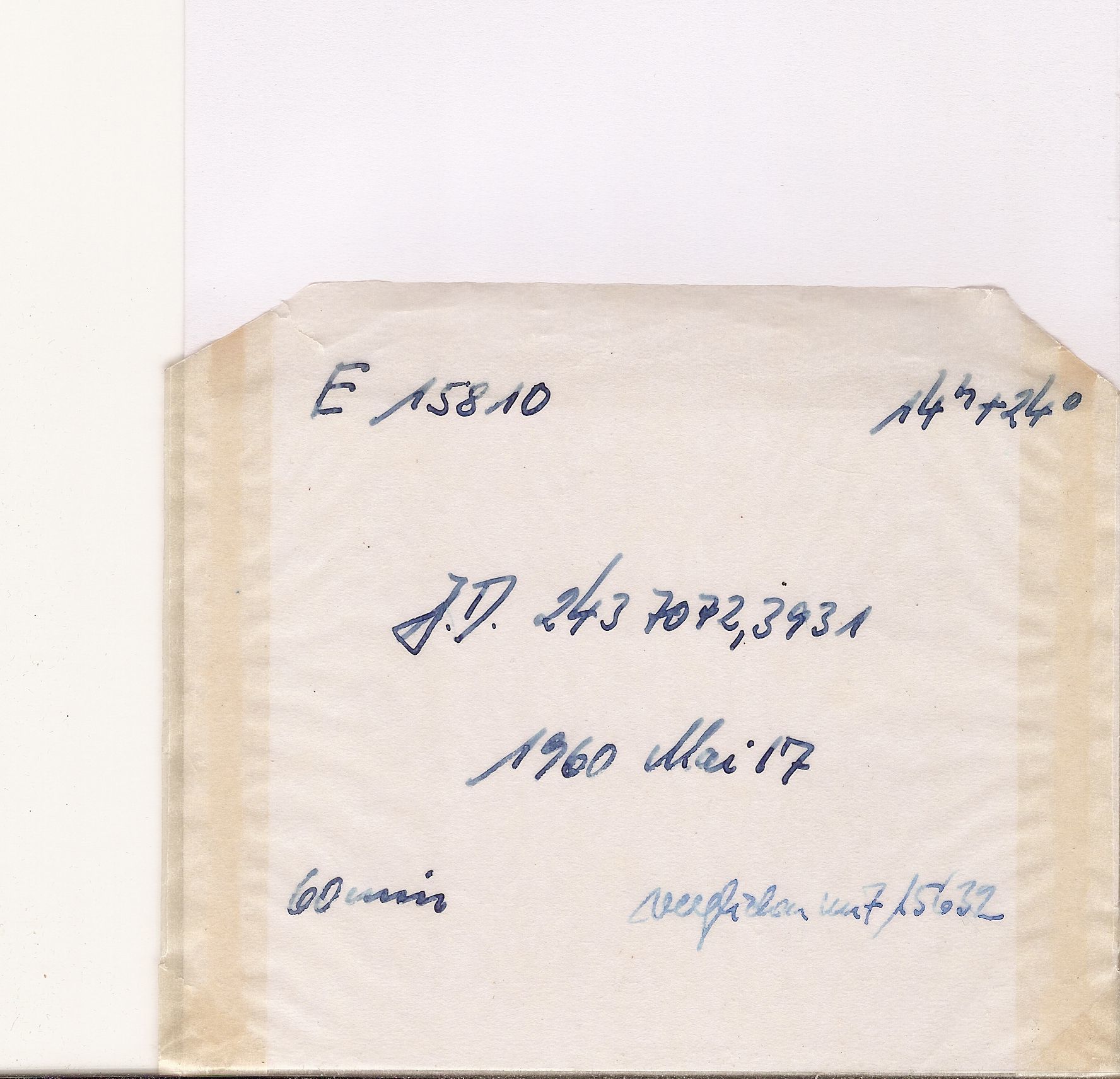 Plate envelope