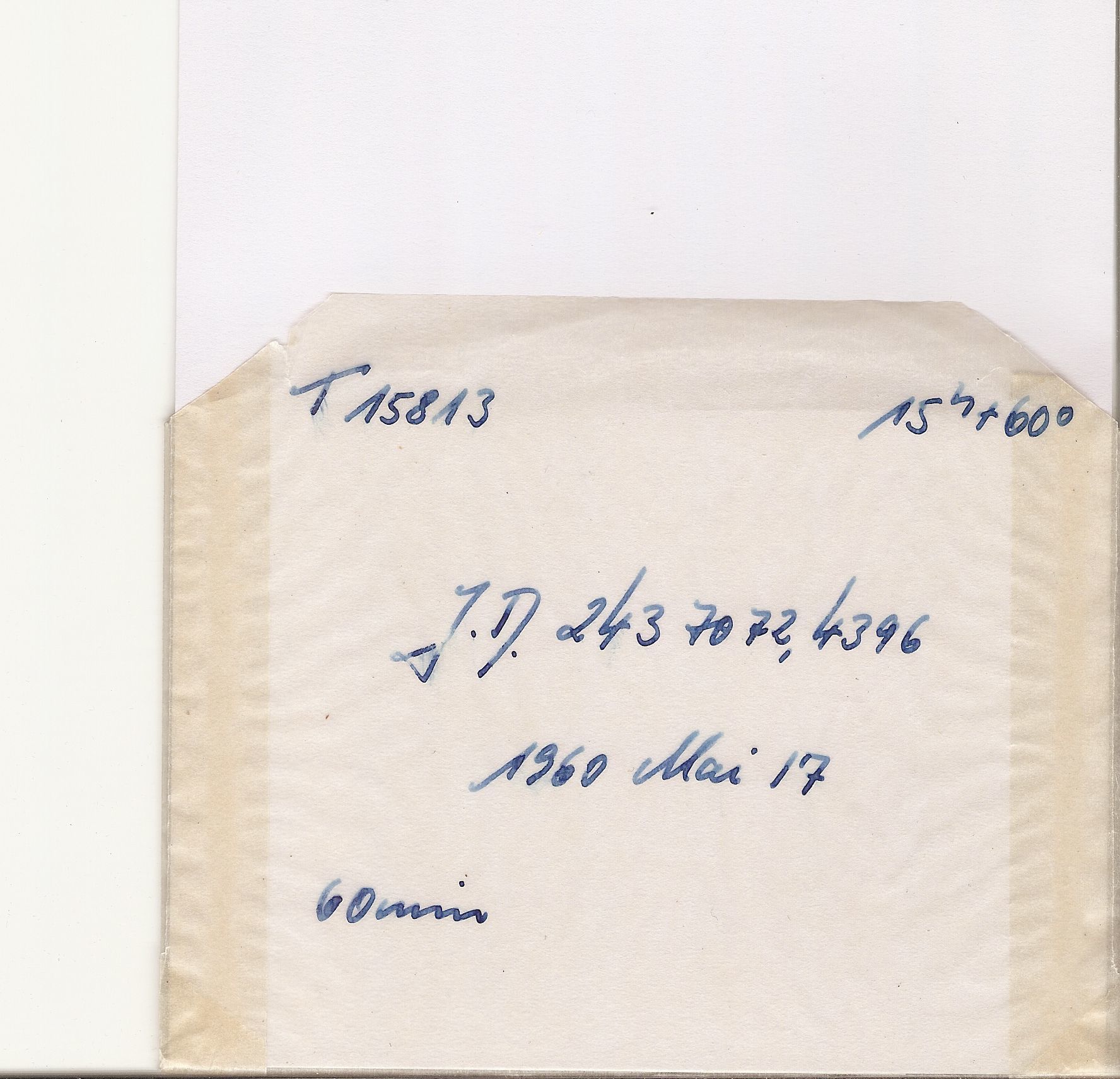 Plate envelope