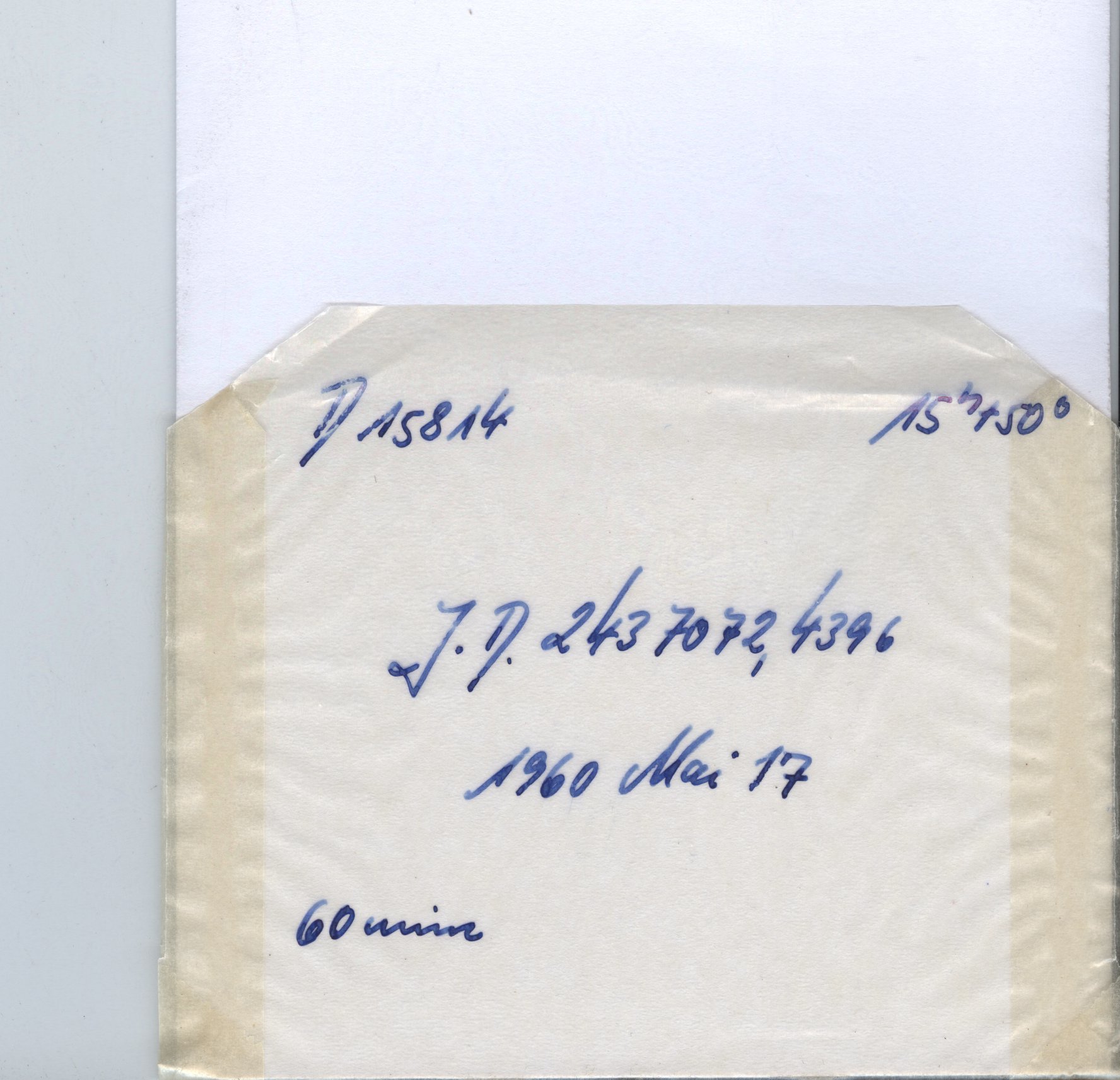 Plate envelope
