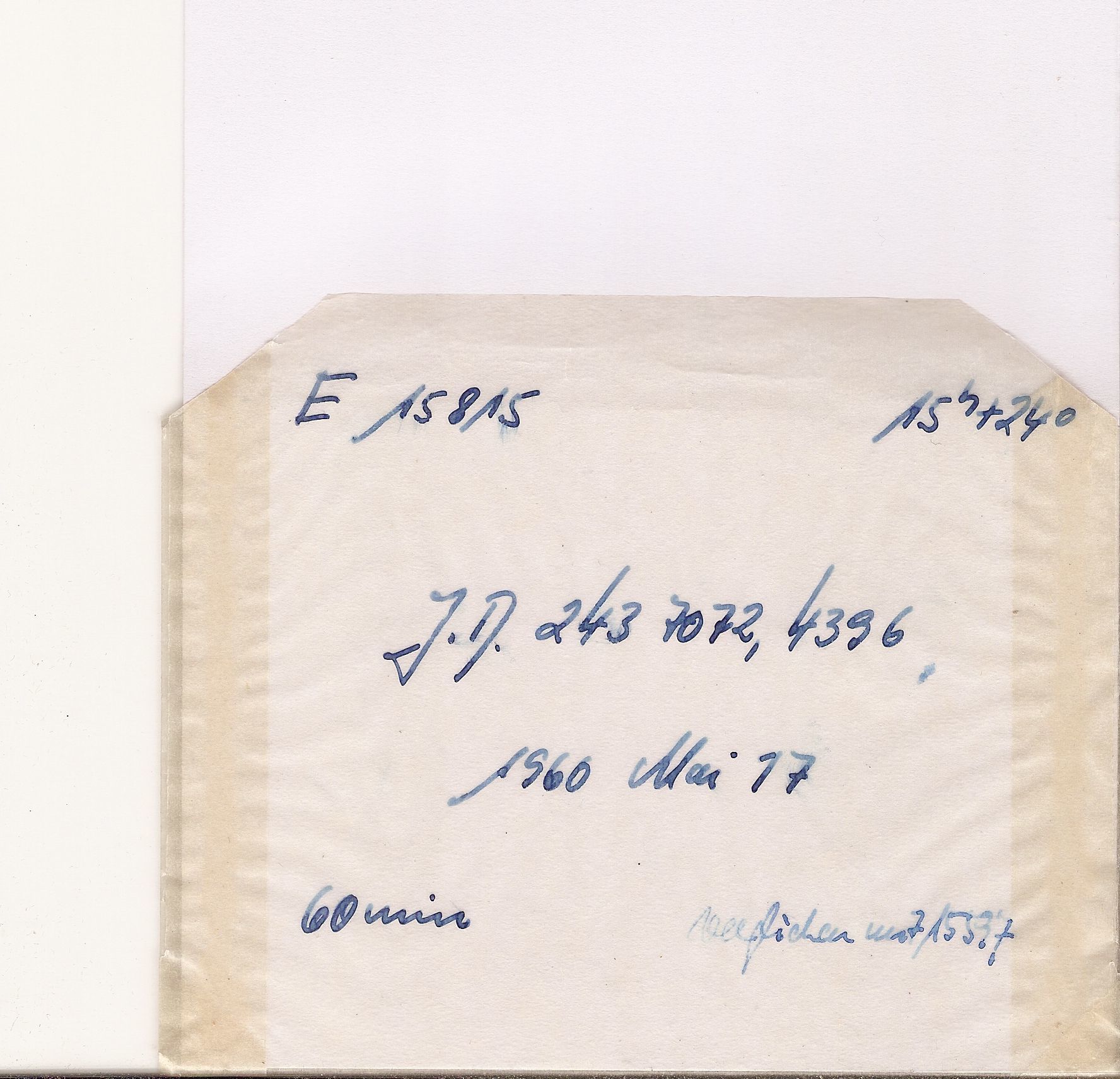 Plate envelope