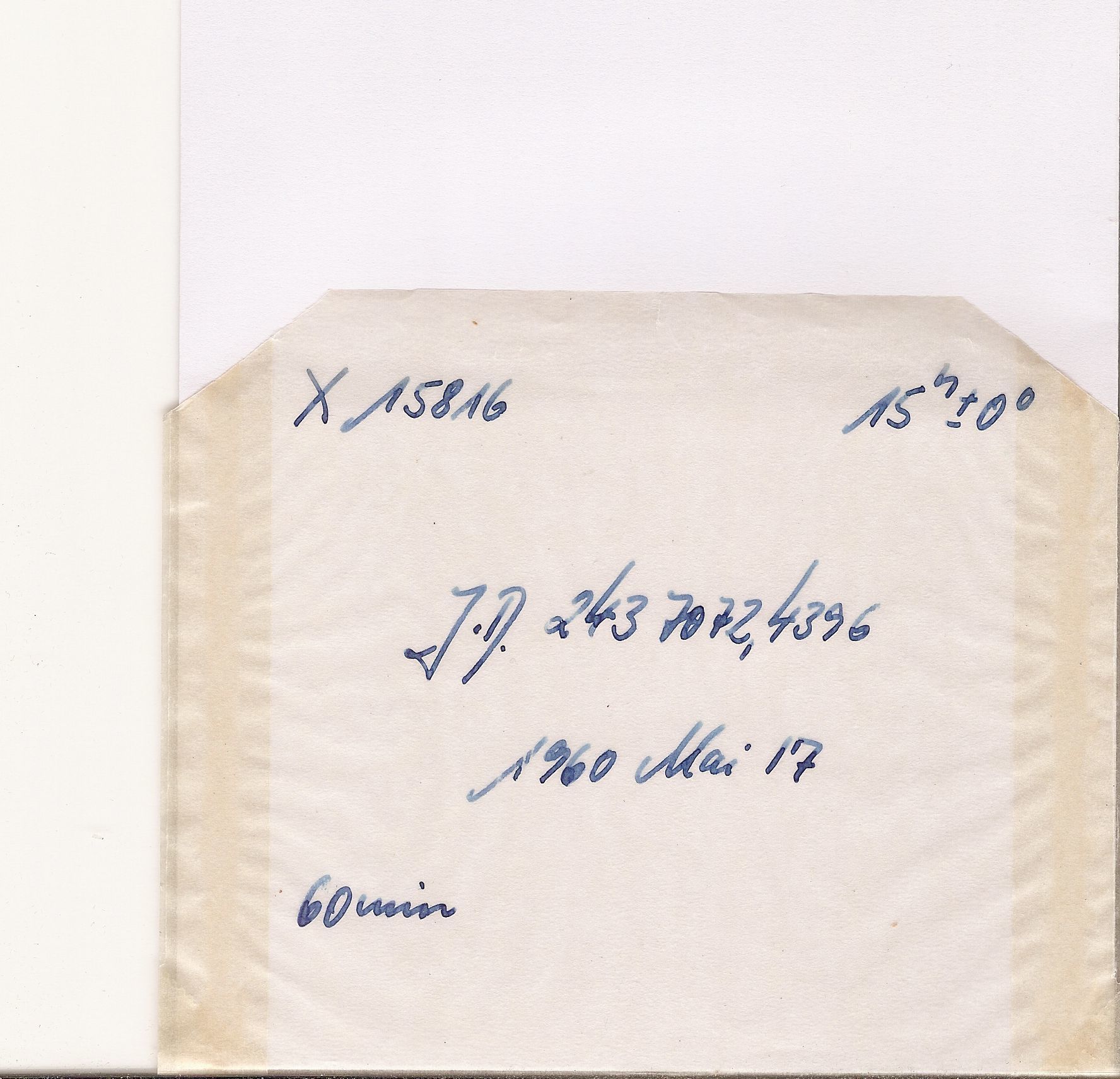 Plate envelope