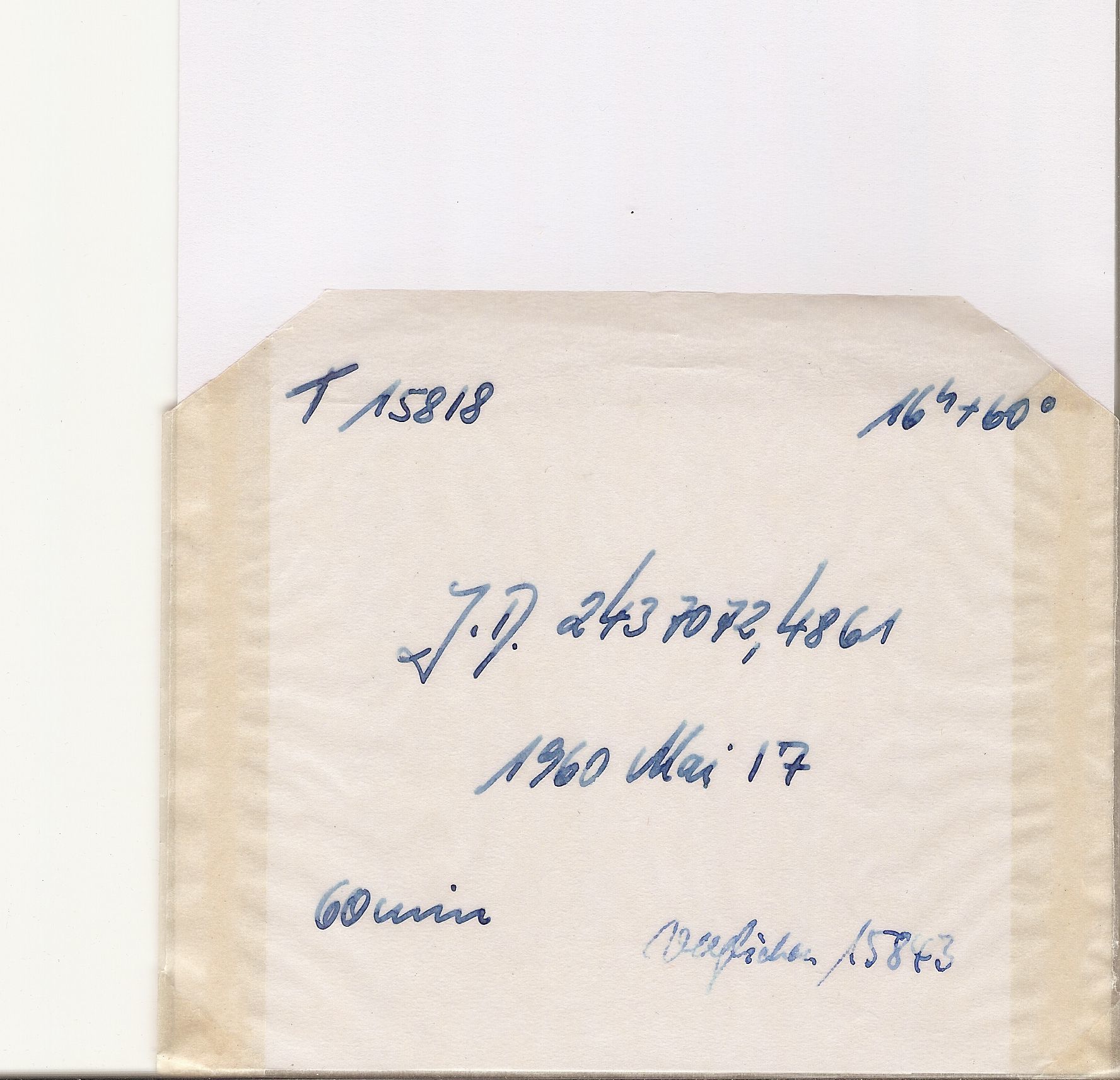 Plate envelope