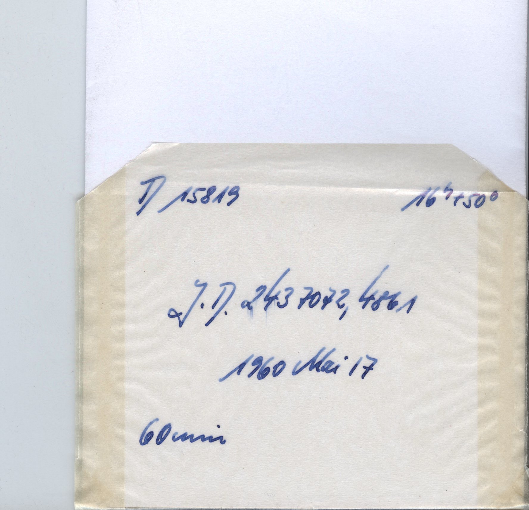Plate envelope