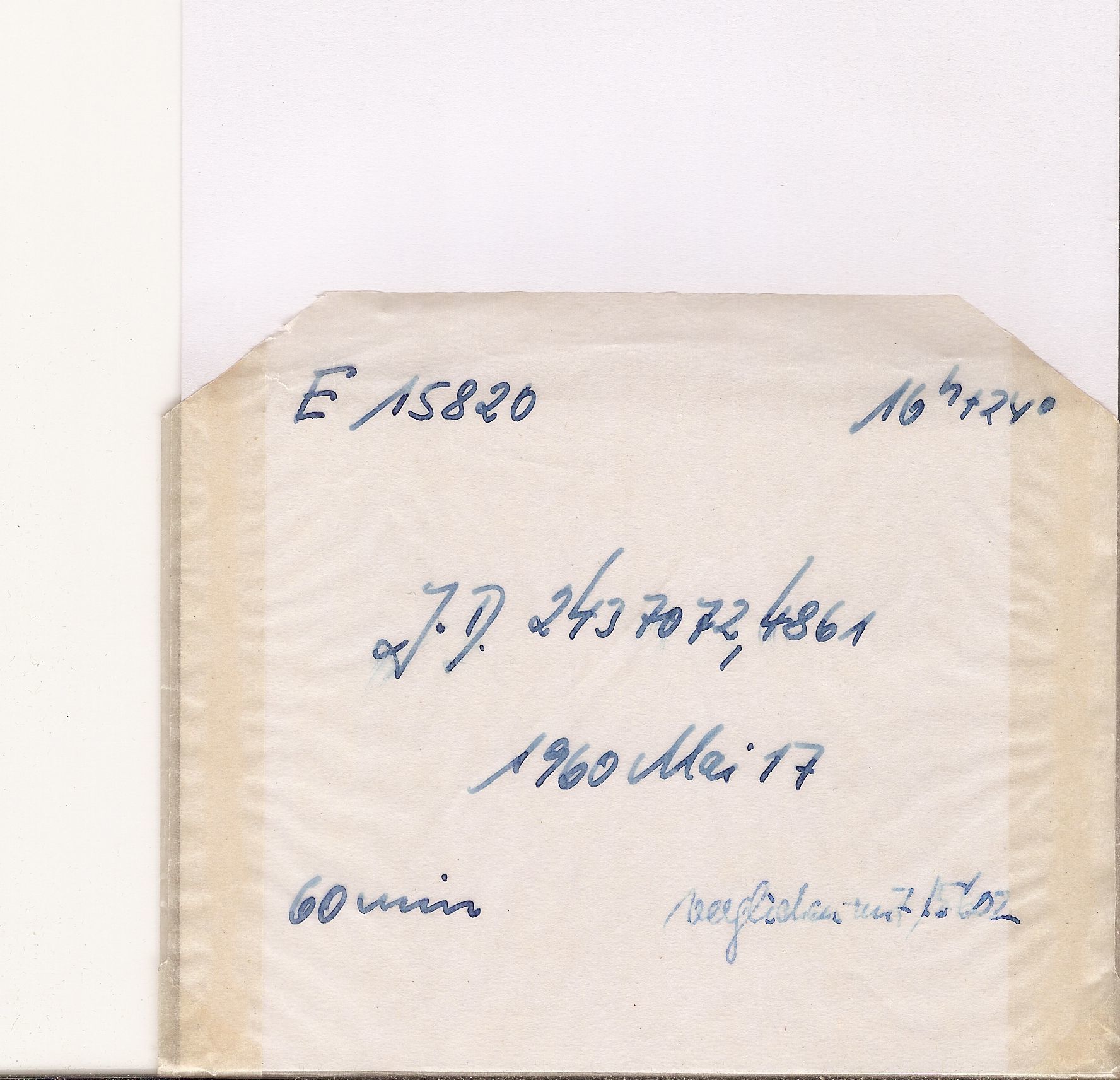 Plate envelope
