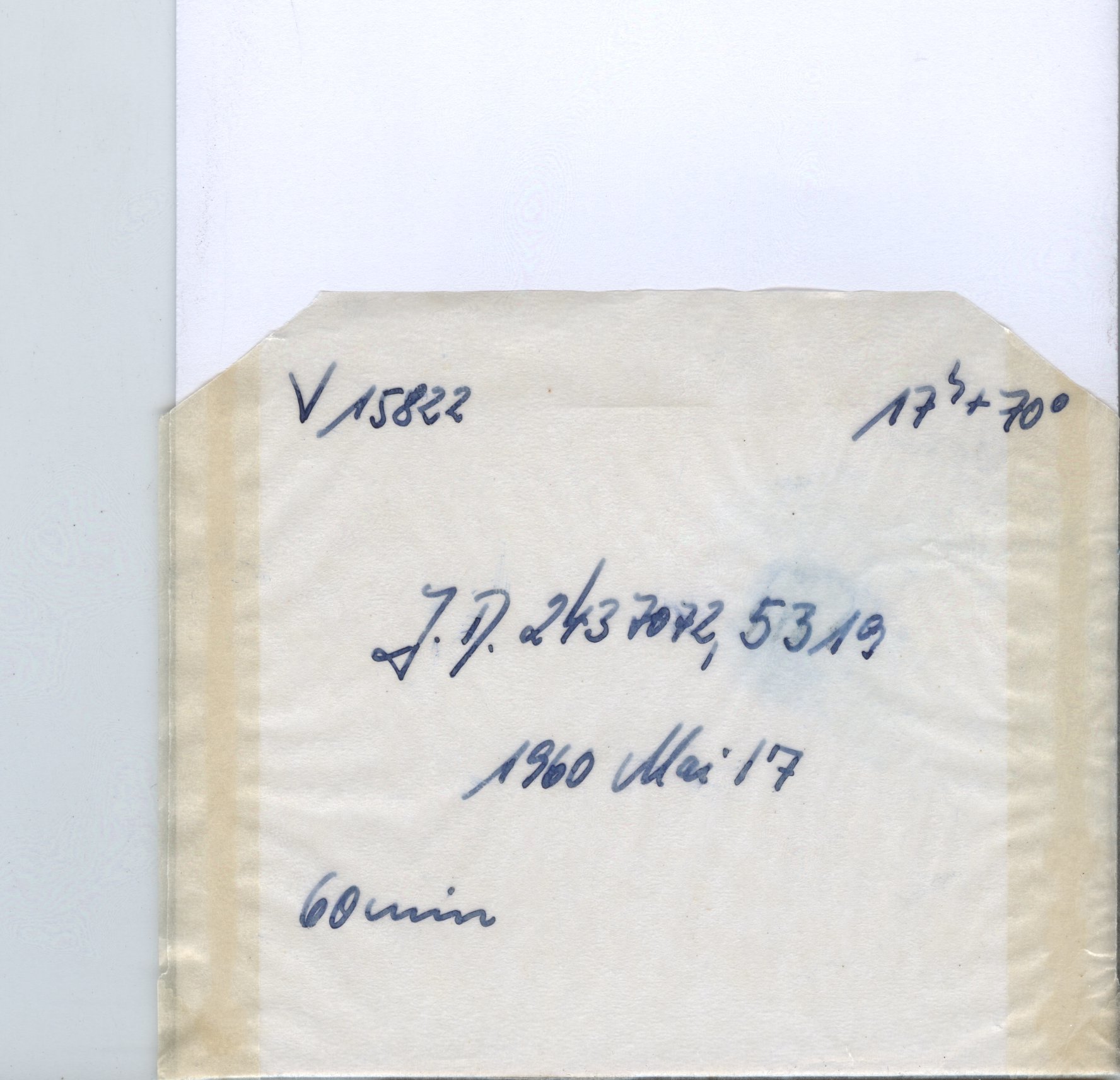 Plate envelope