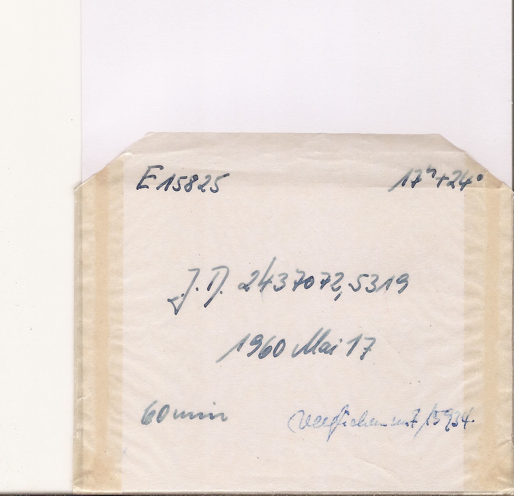 Plate envelope