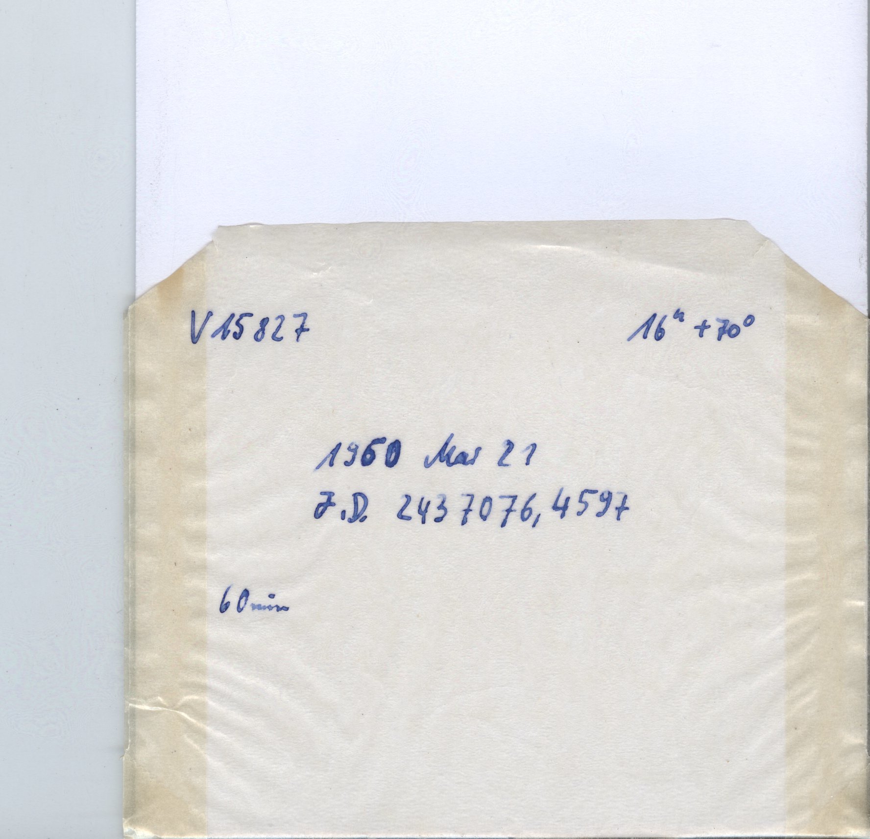 Plate envelope