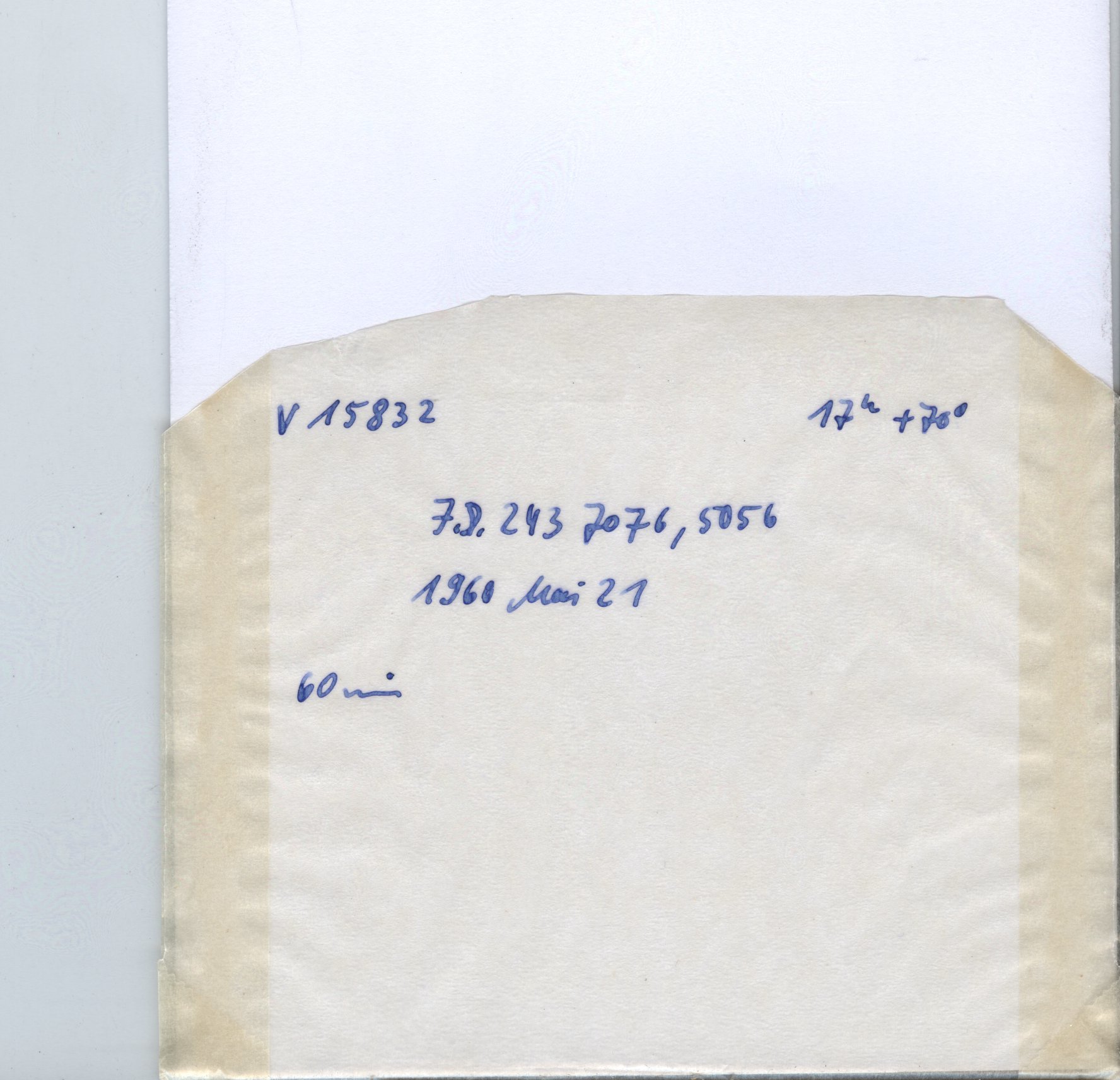 Plate envelope