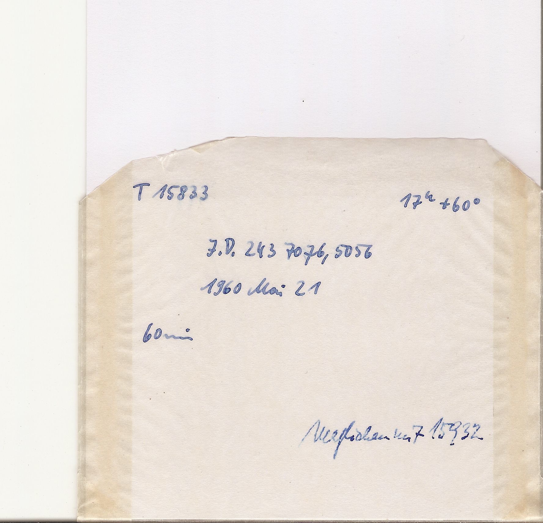 Plate envelope