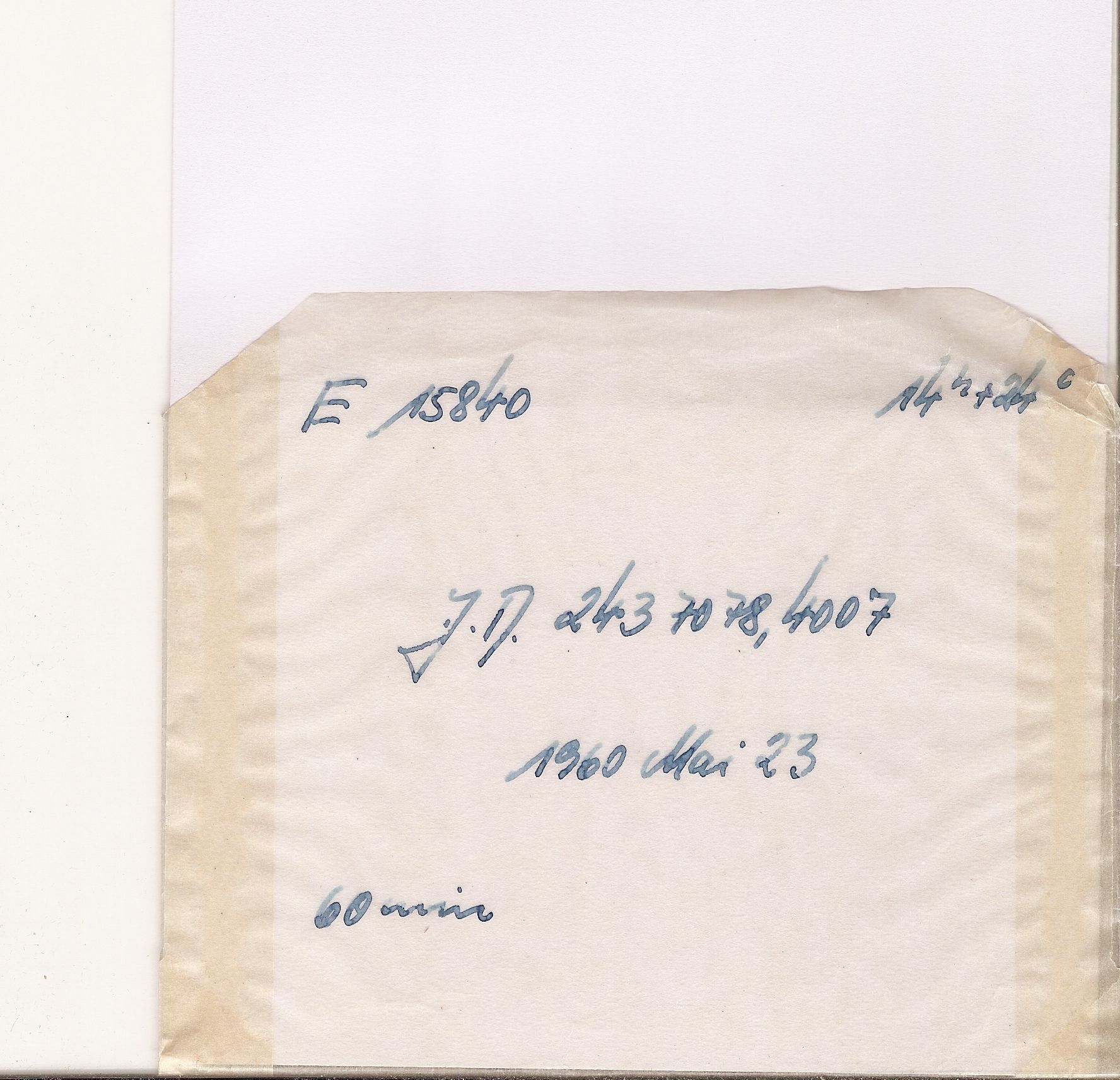 Plate envelope