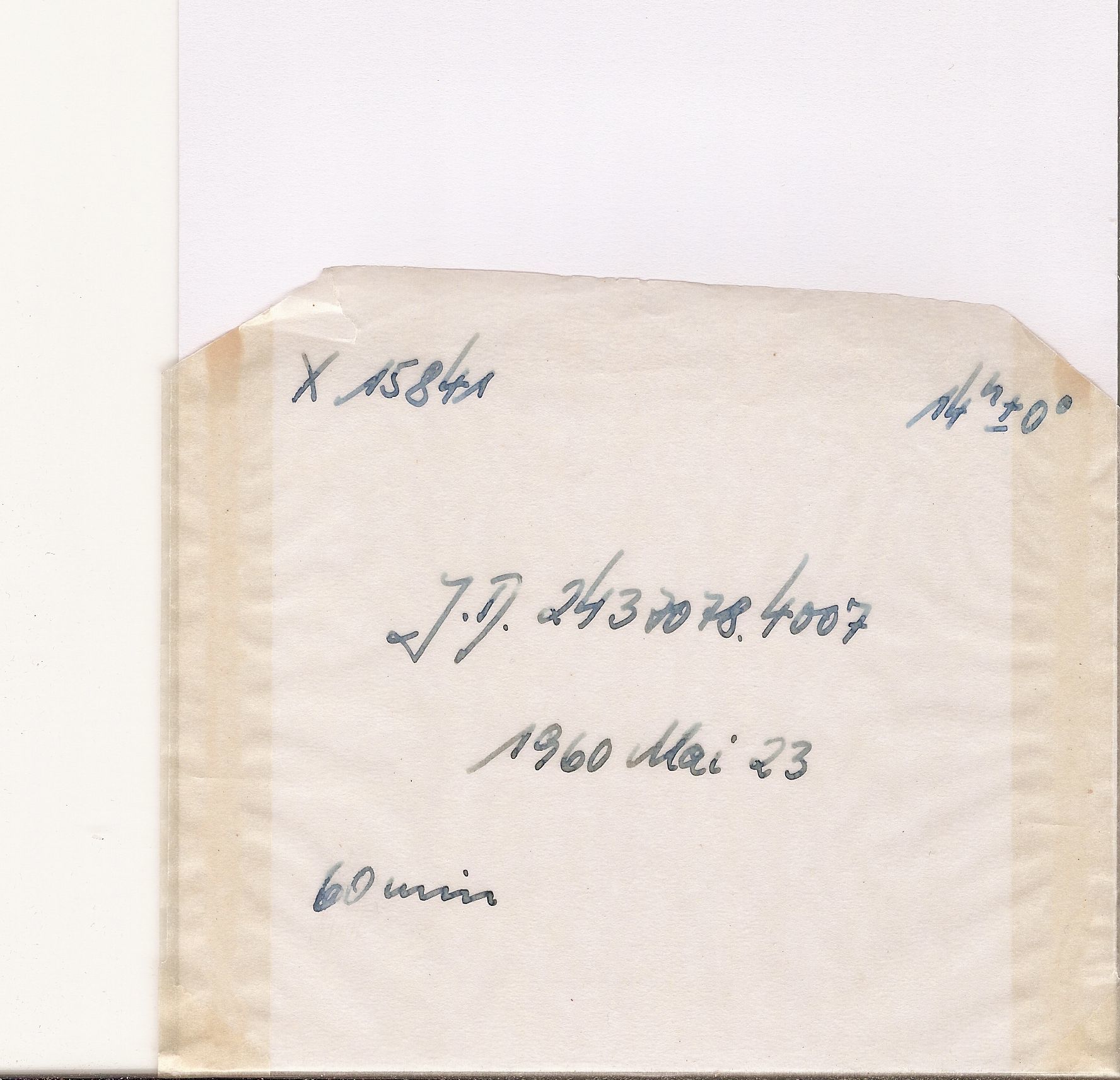 Plate envelope