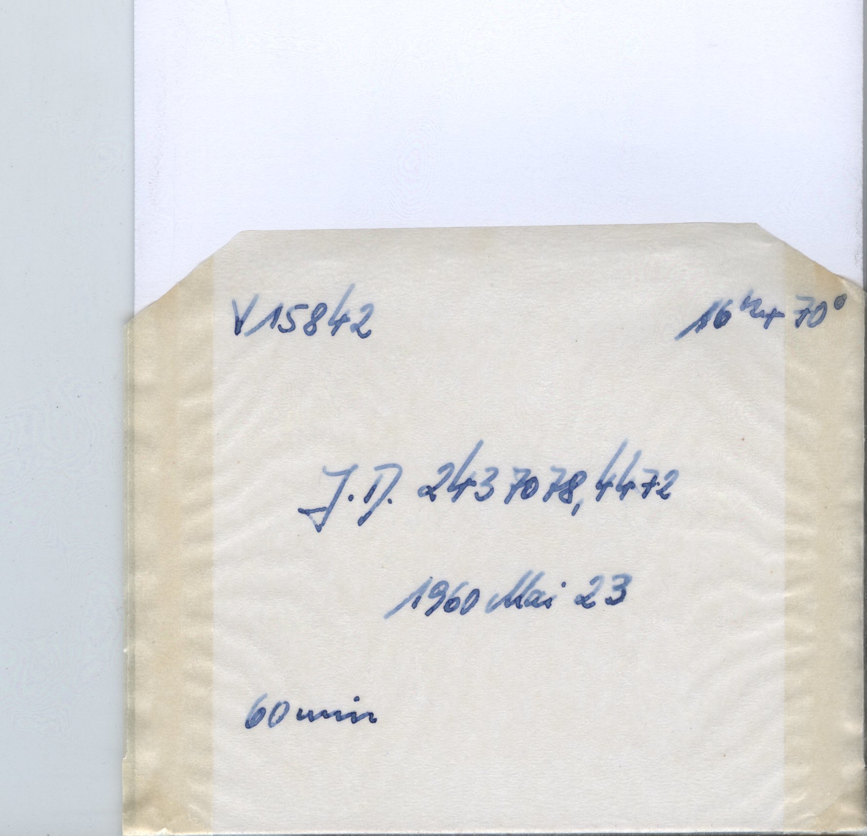 Plate envelope