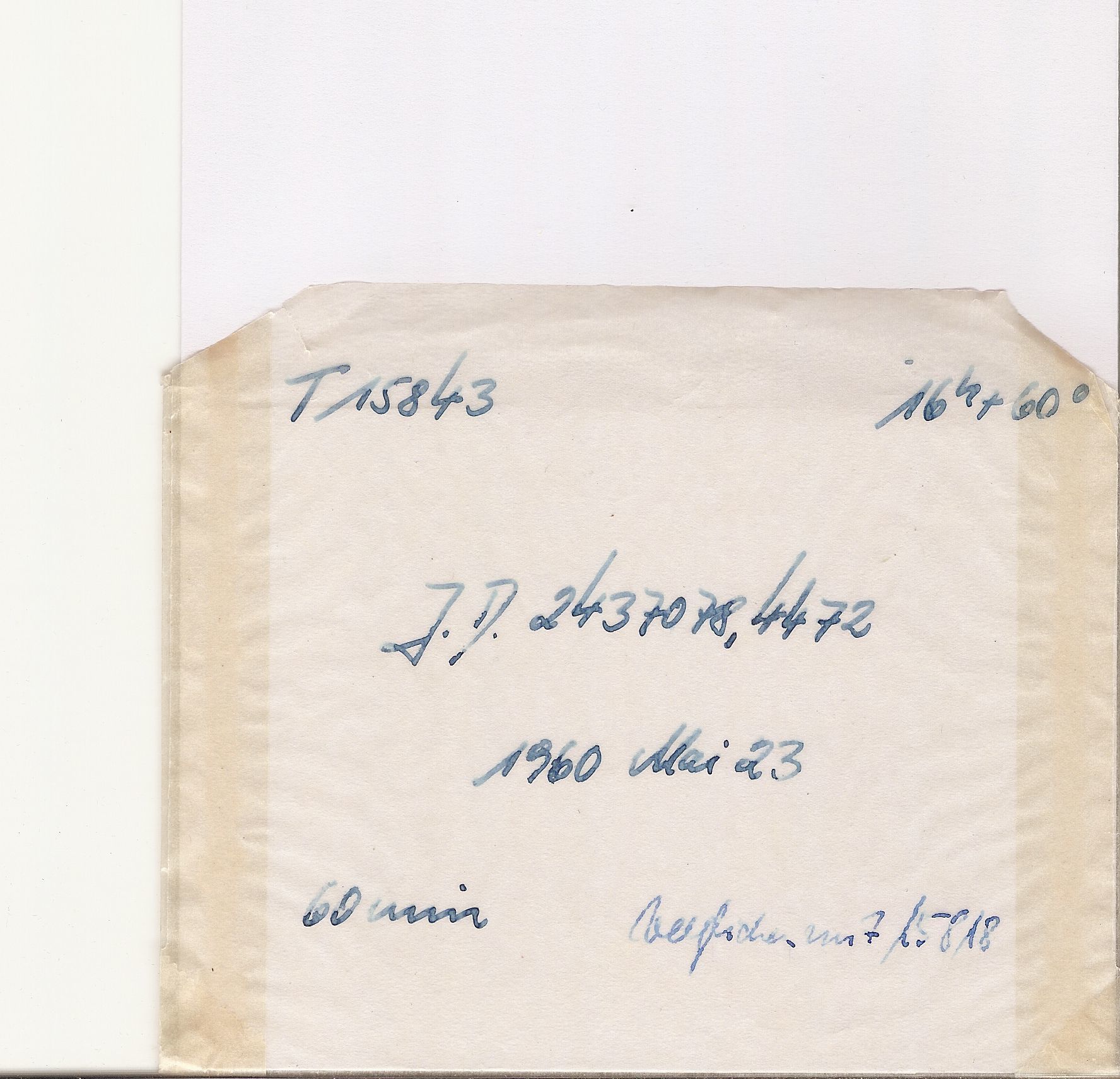 Plate envelope