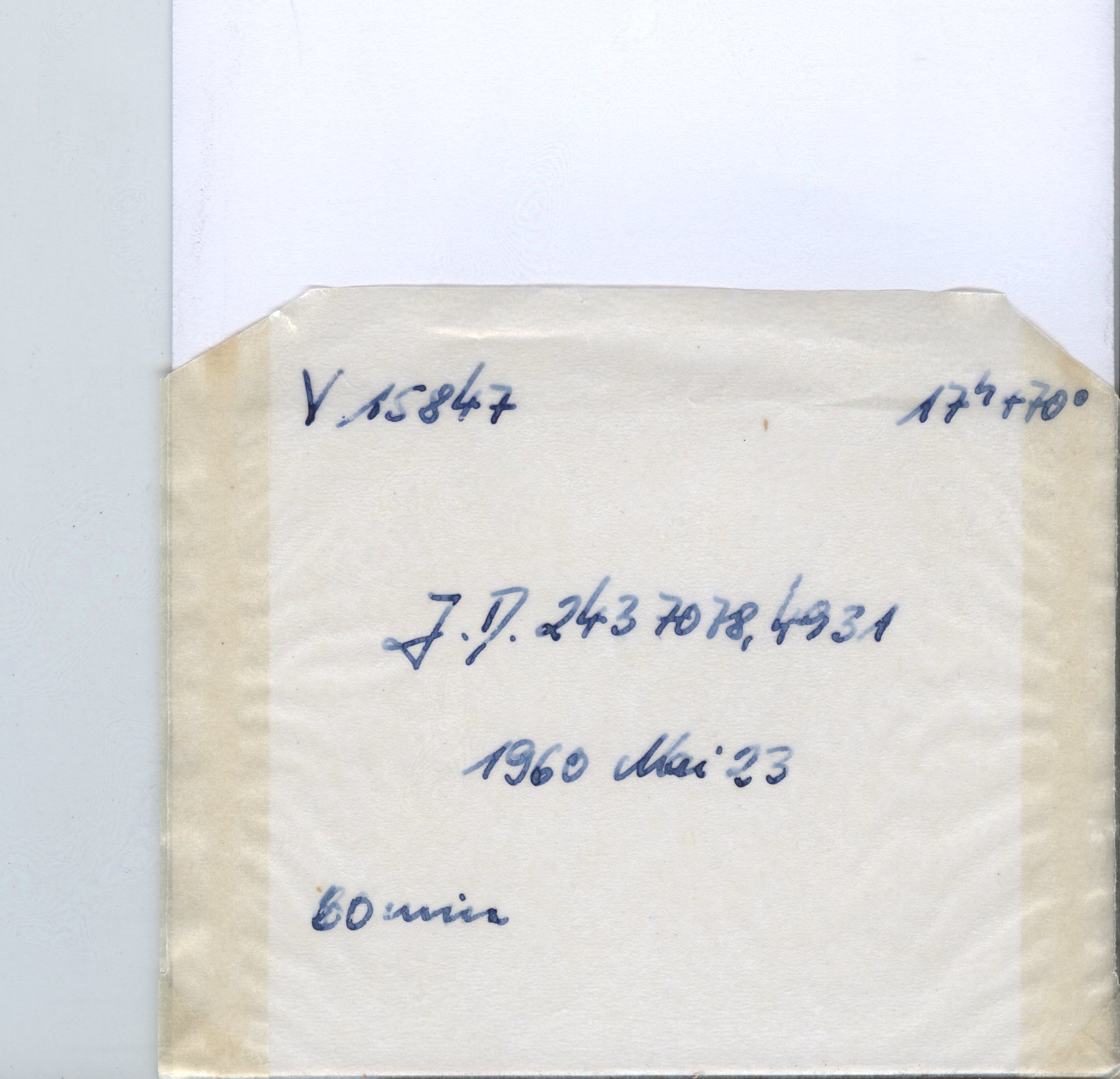 Plate envelope