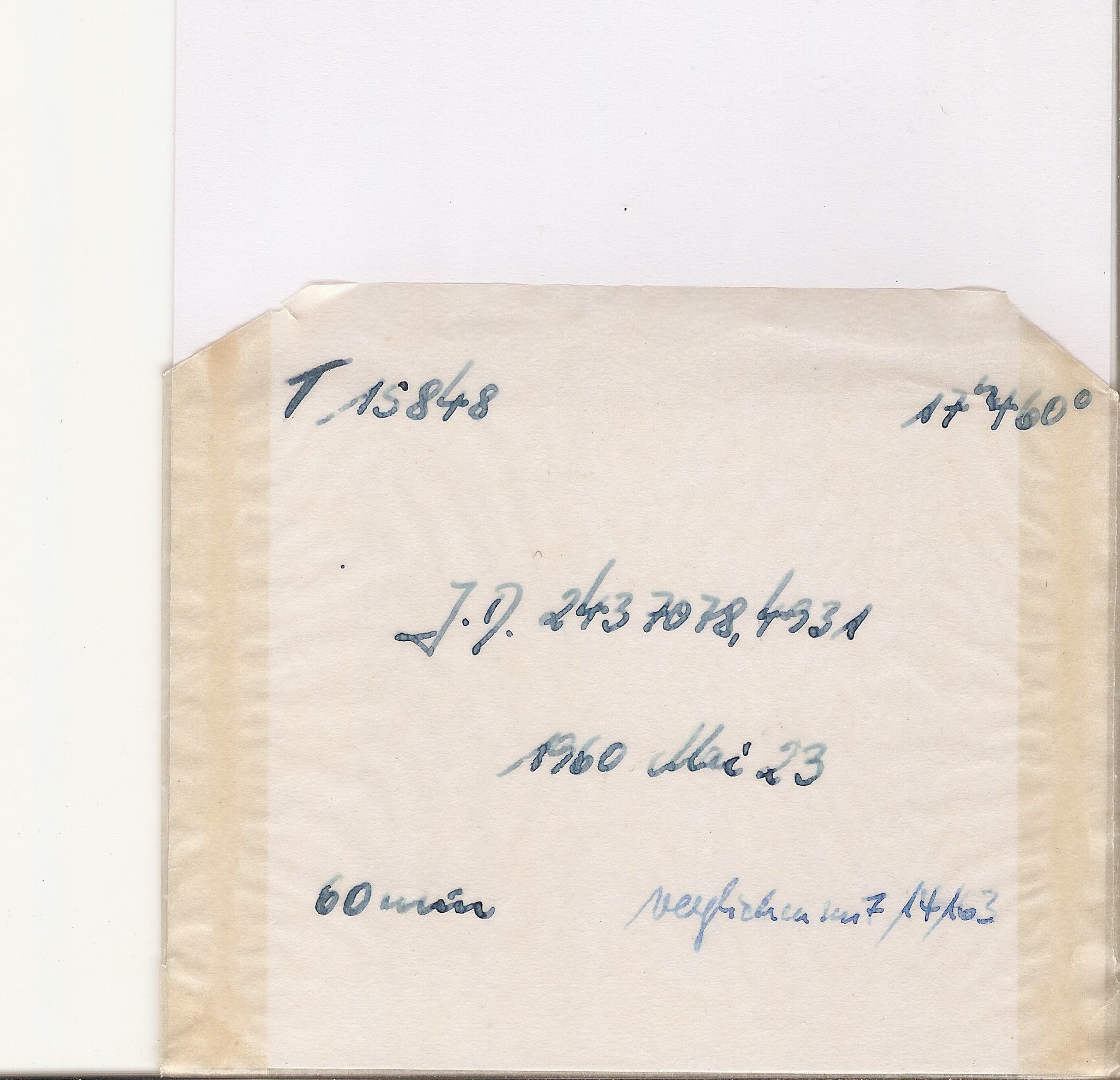 Plate envelope