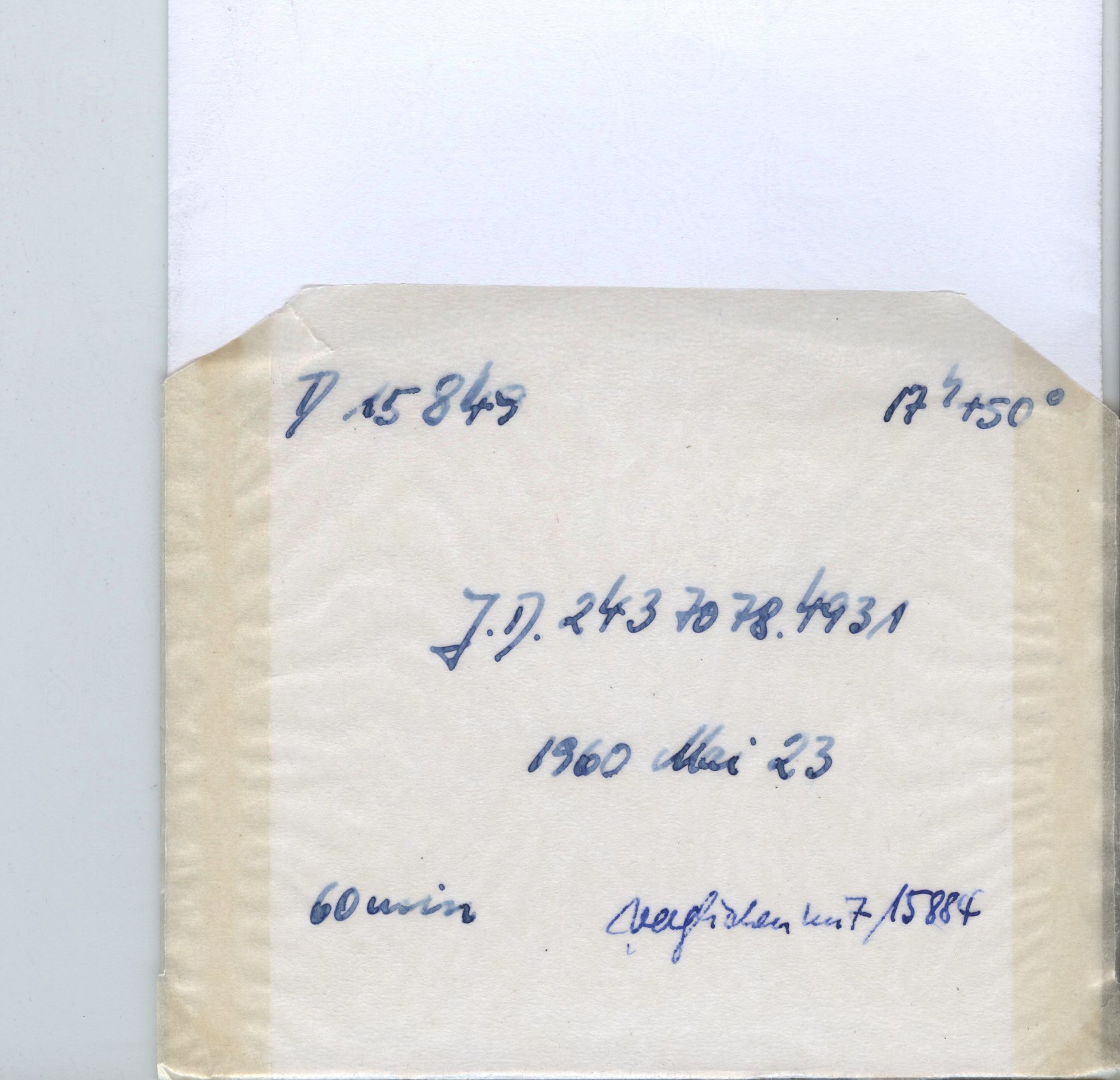 Plate envelope