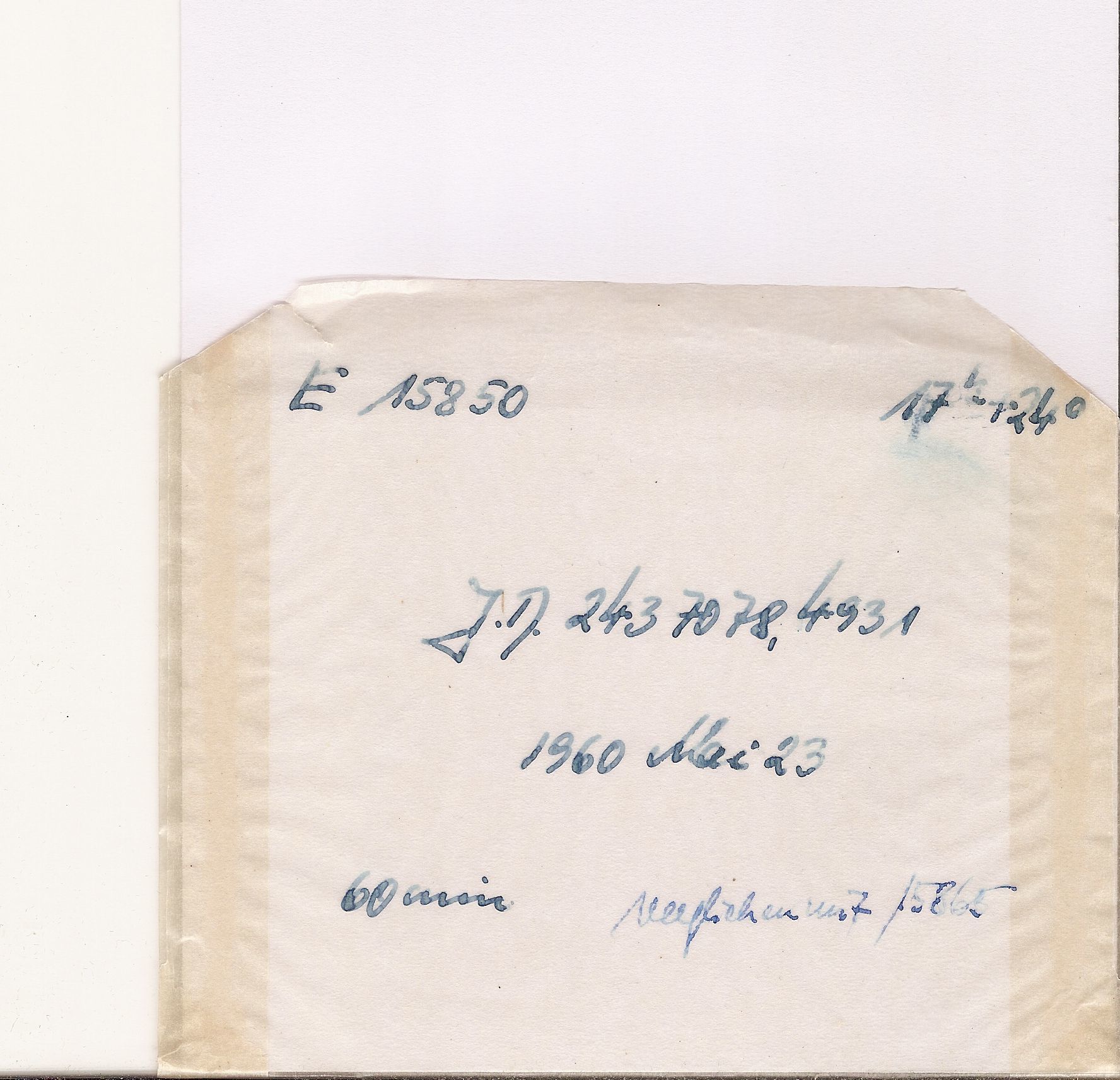 Plate envelope