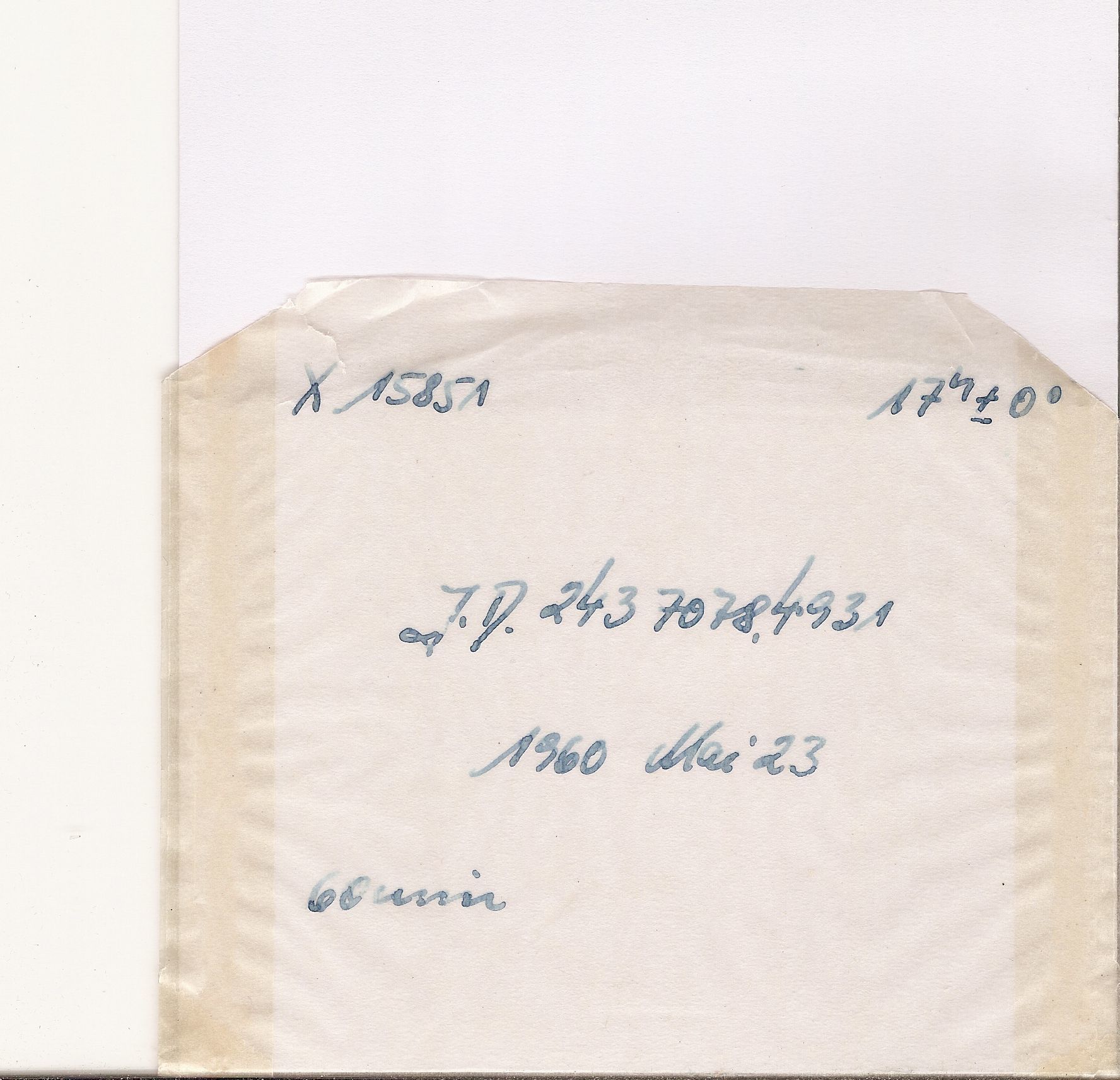 Plate envelope