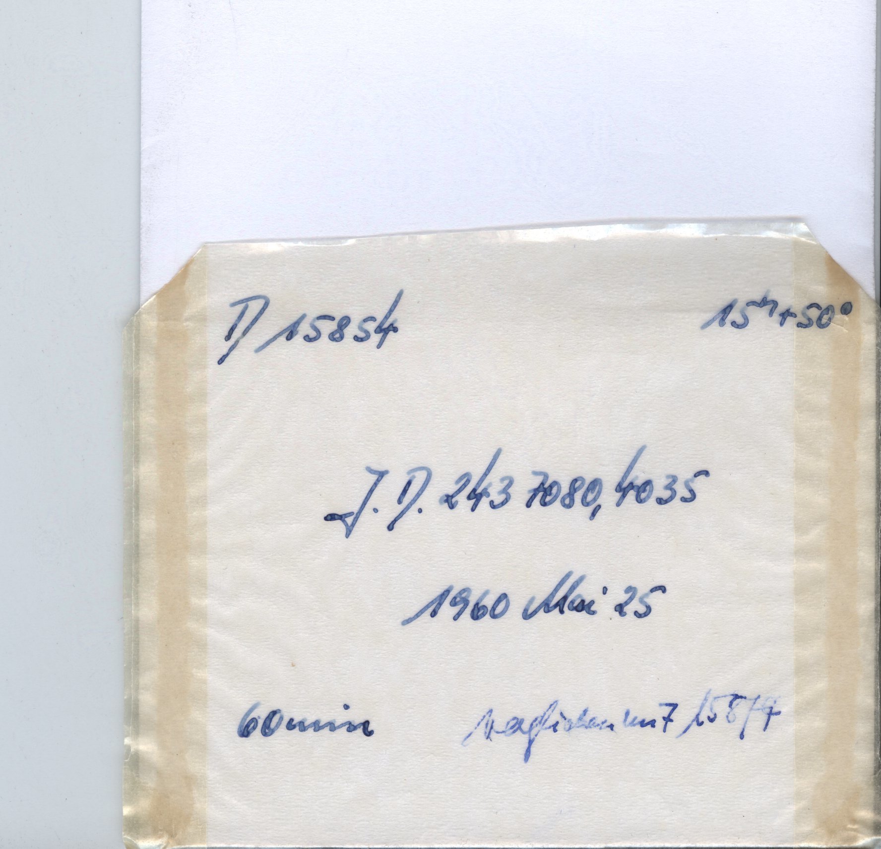 Plate envelope