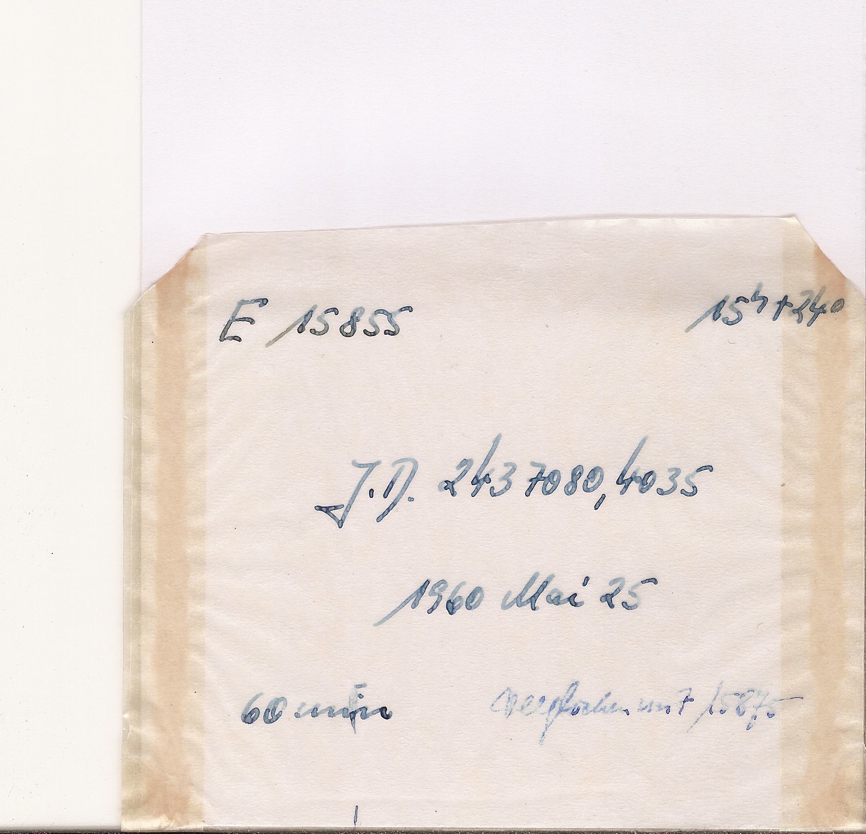 Plate envelope