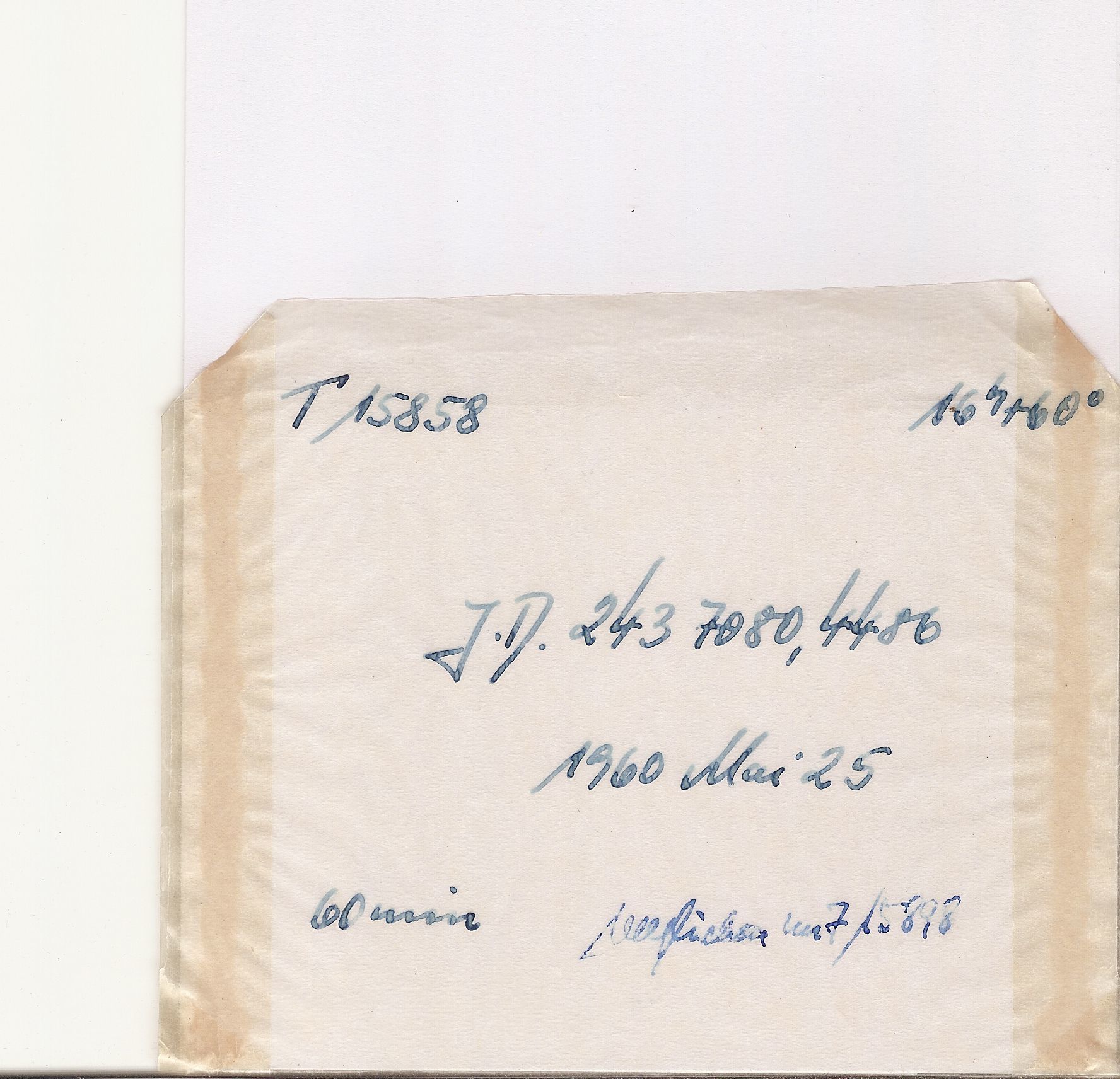 Plate envelope