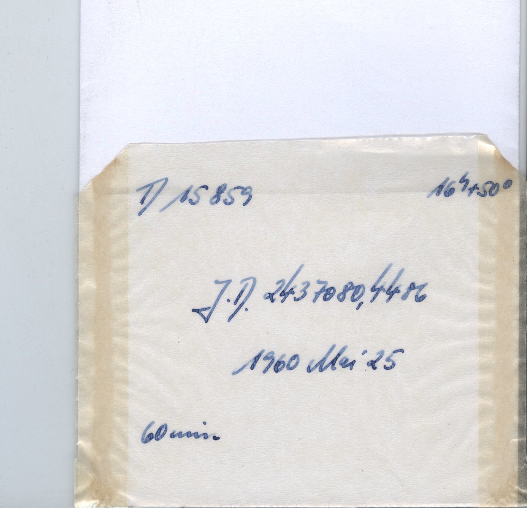 Plate envelope