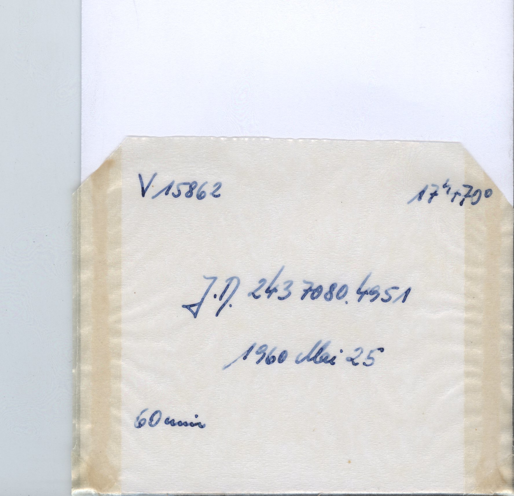 Plate envelope