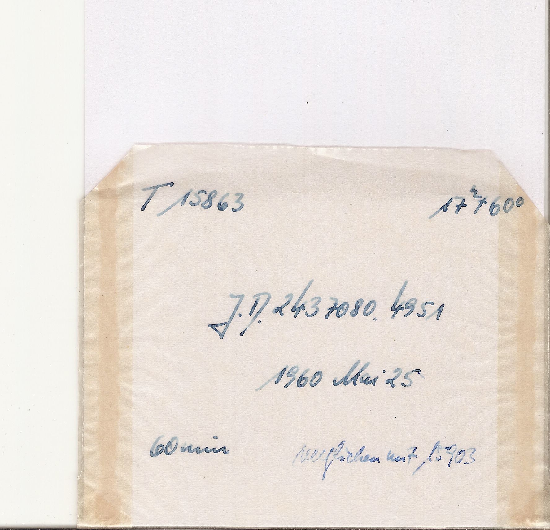 Plate envelope