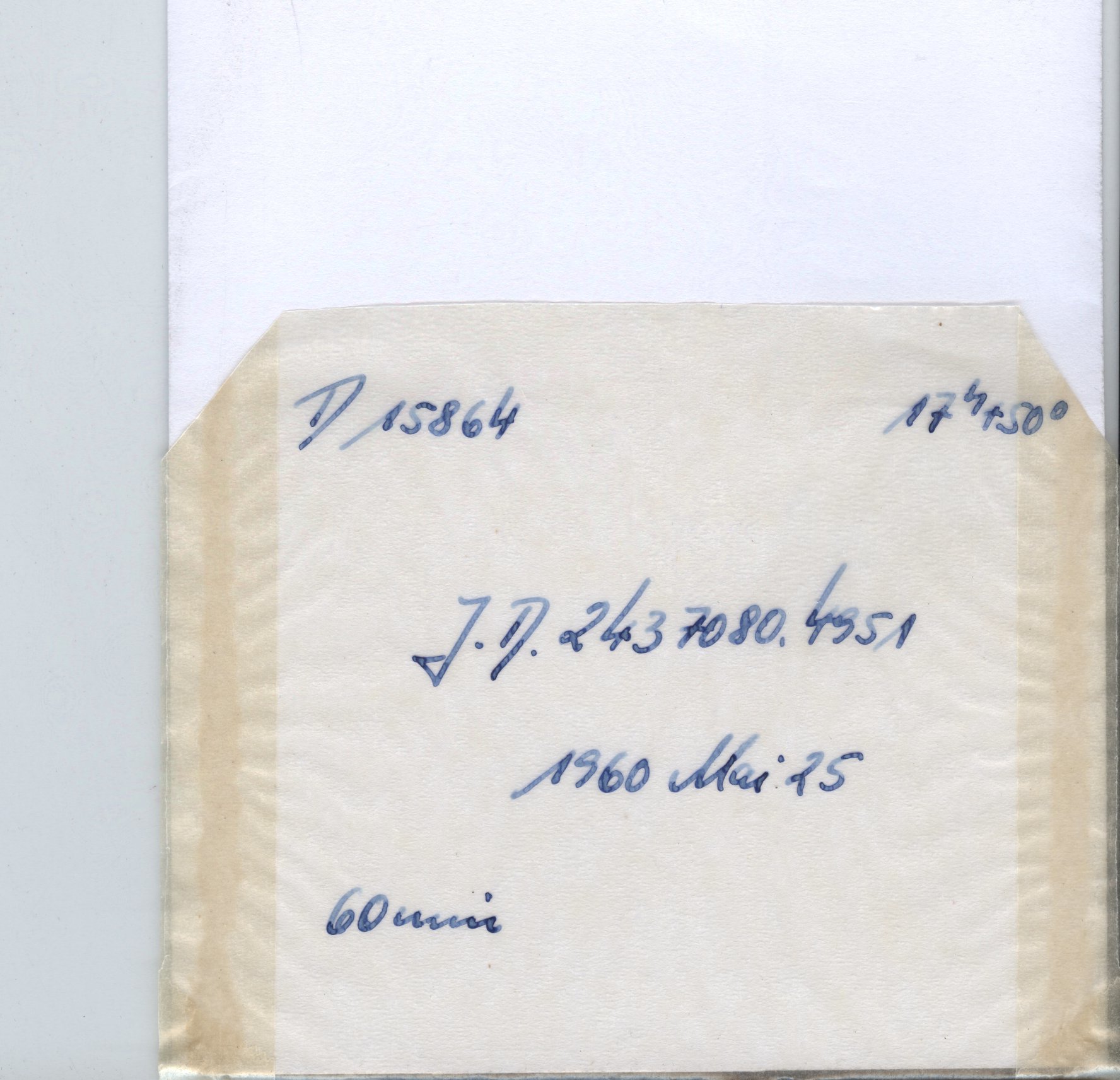 Plate envelope