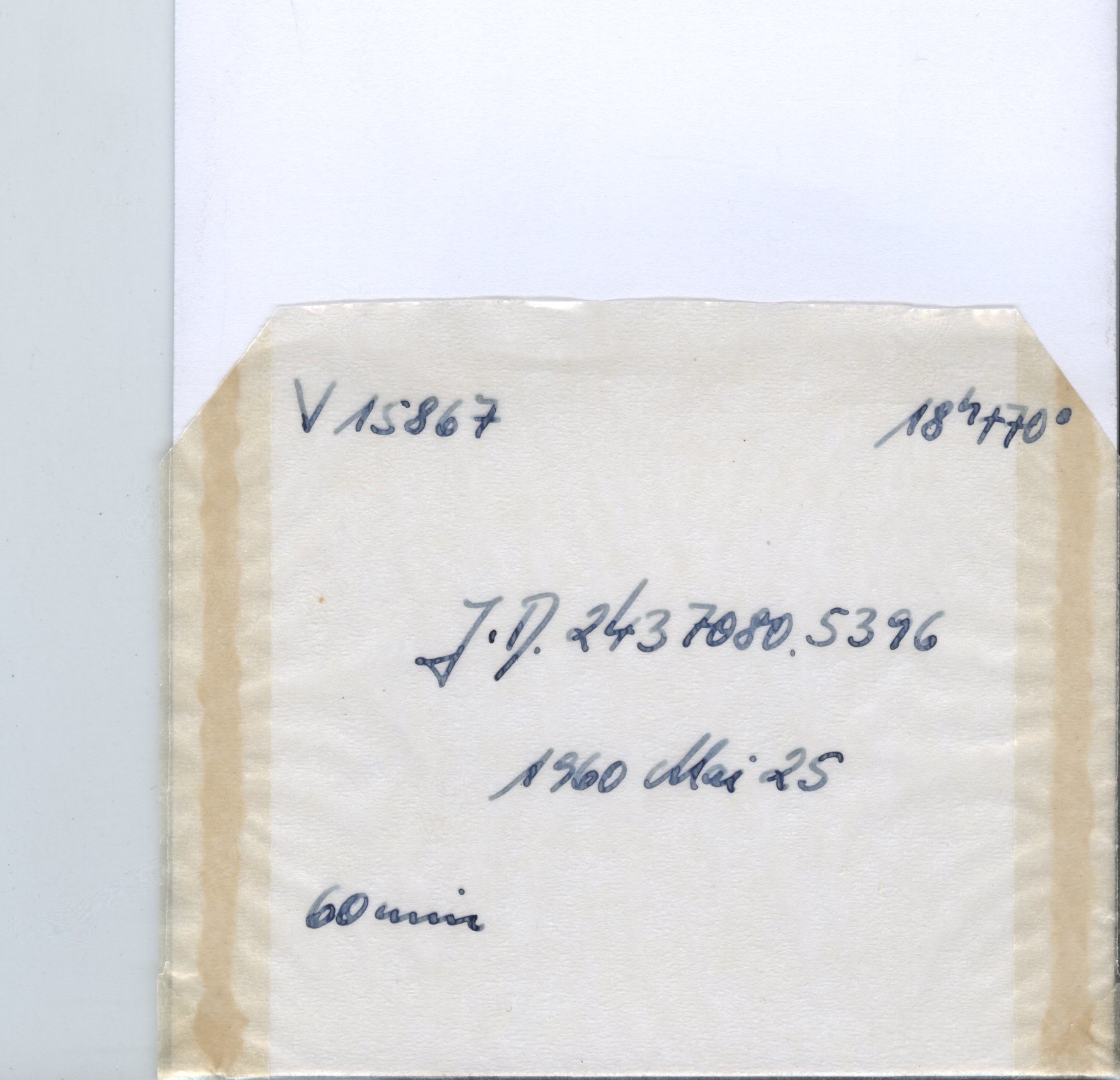 Plate envelope