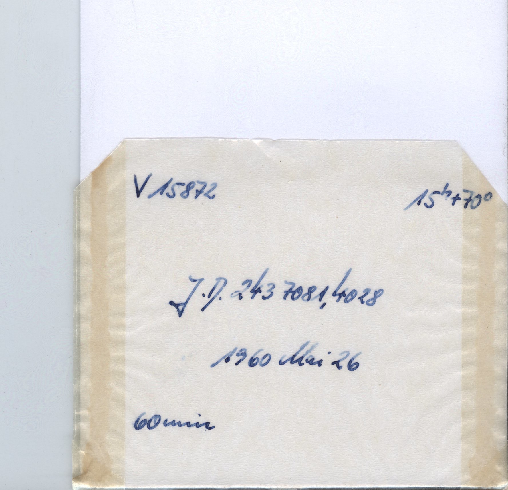 Plate envelope