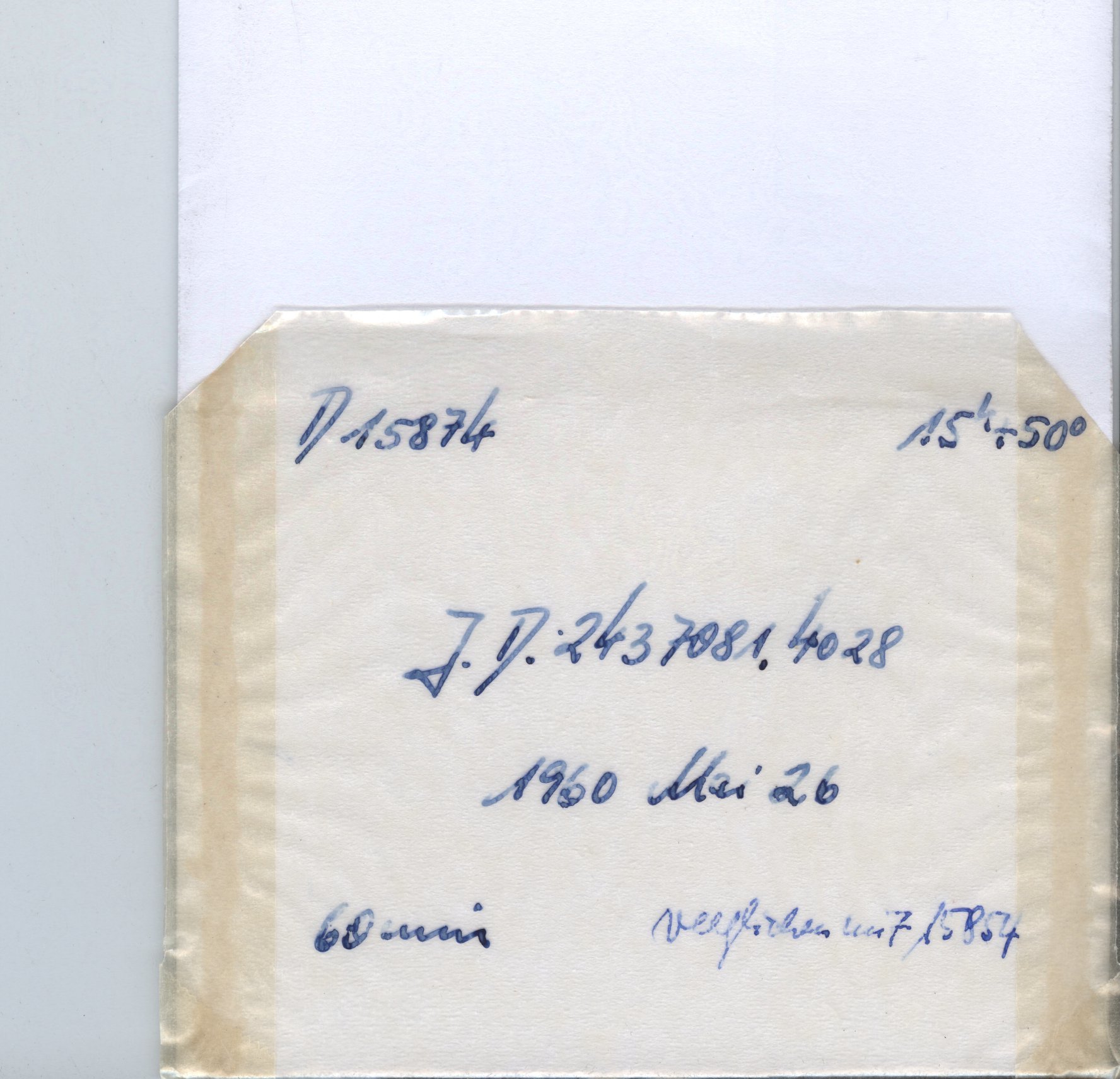 Plate envelope