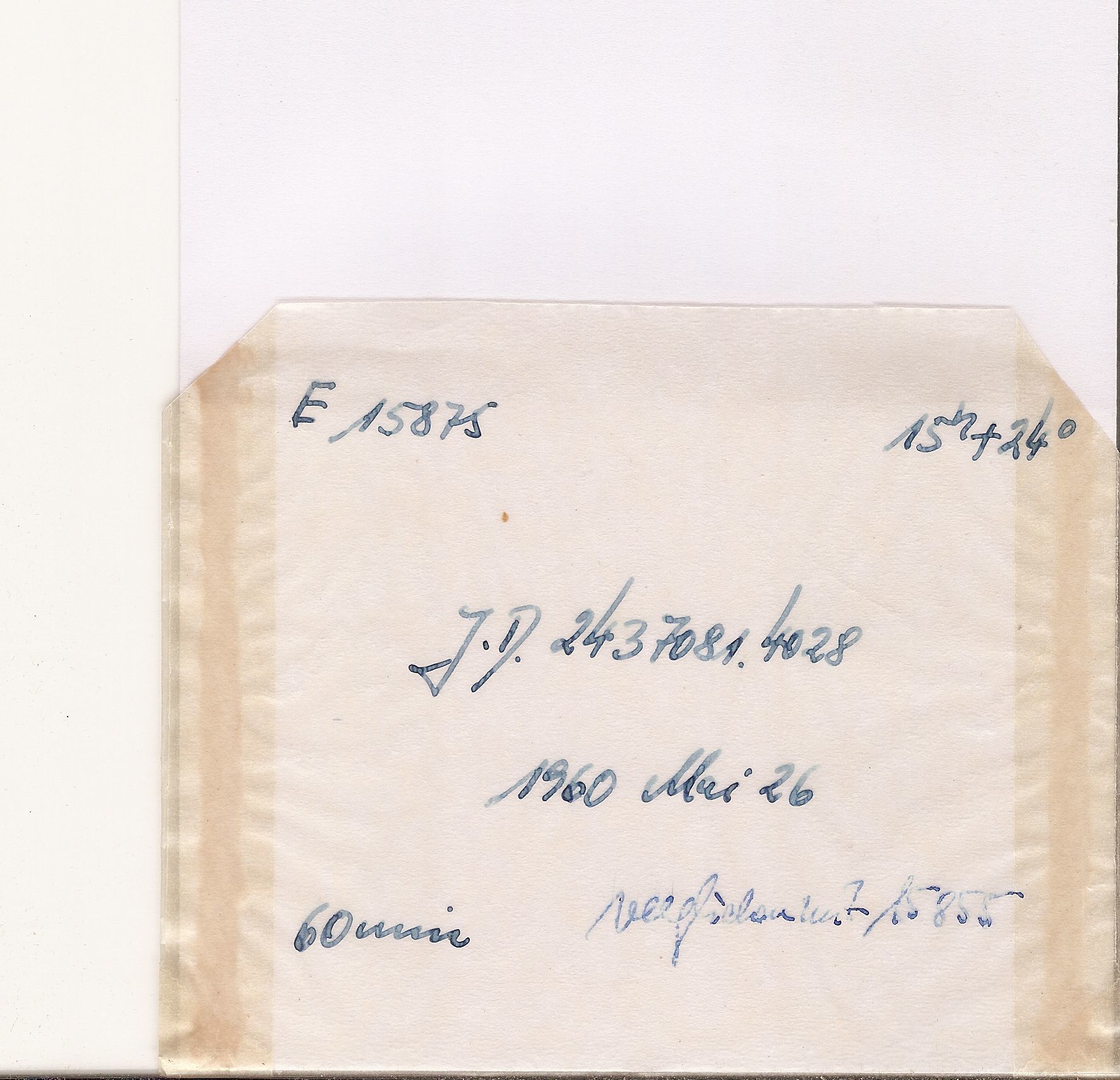 Plate envelope