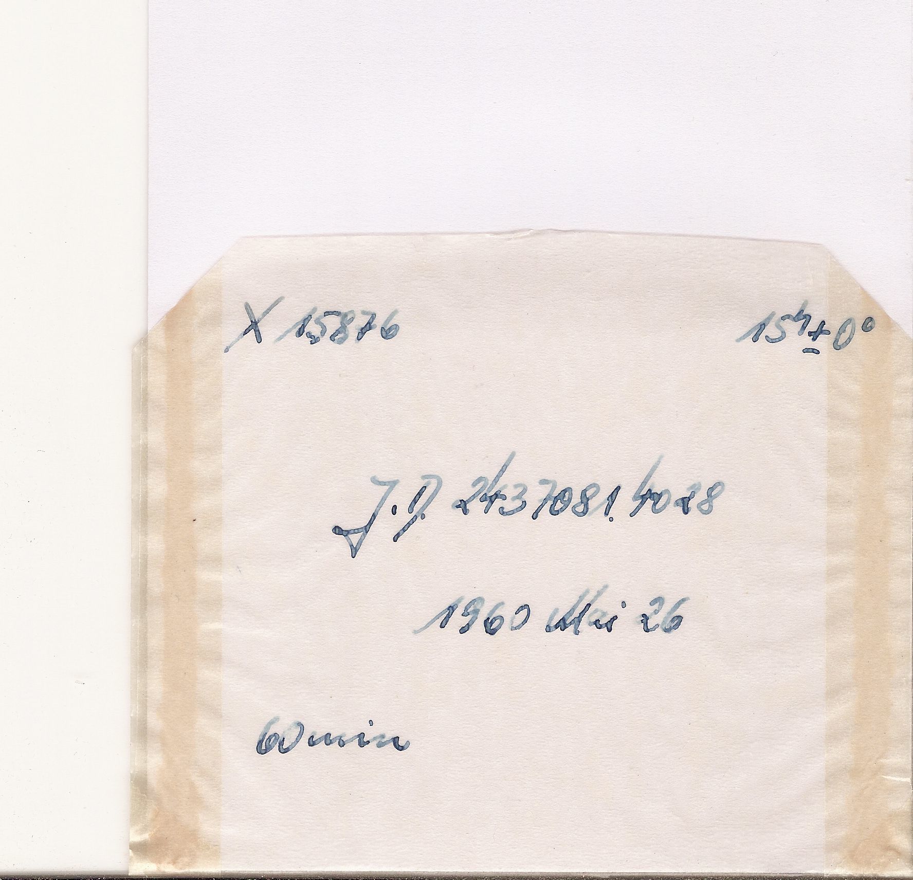 Plate envelope