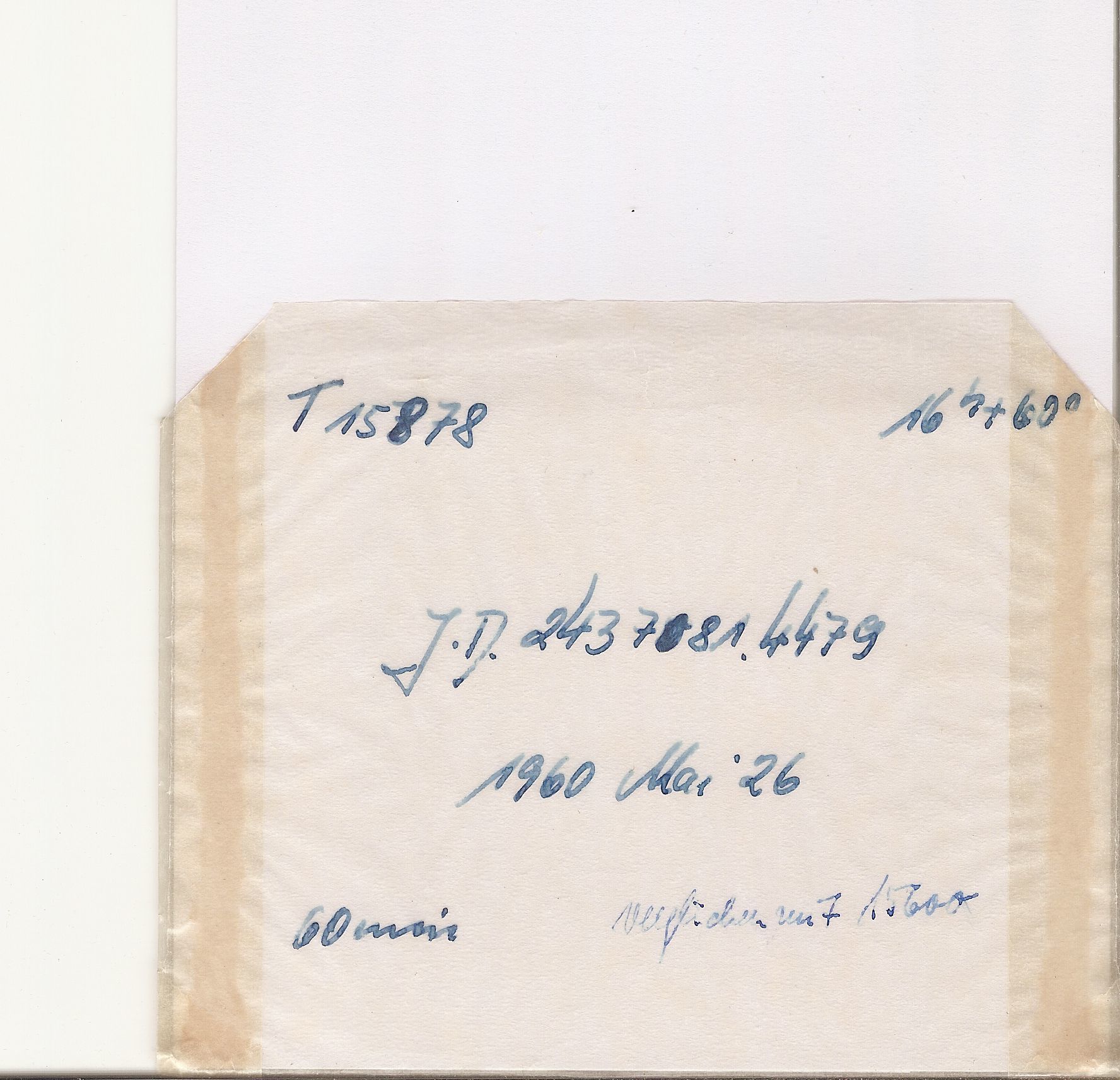 Plate envelope
