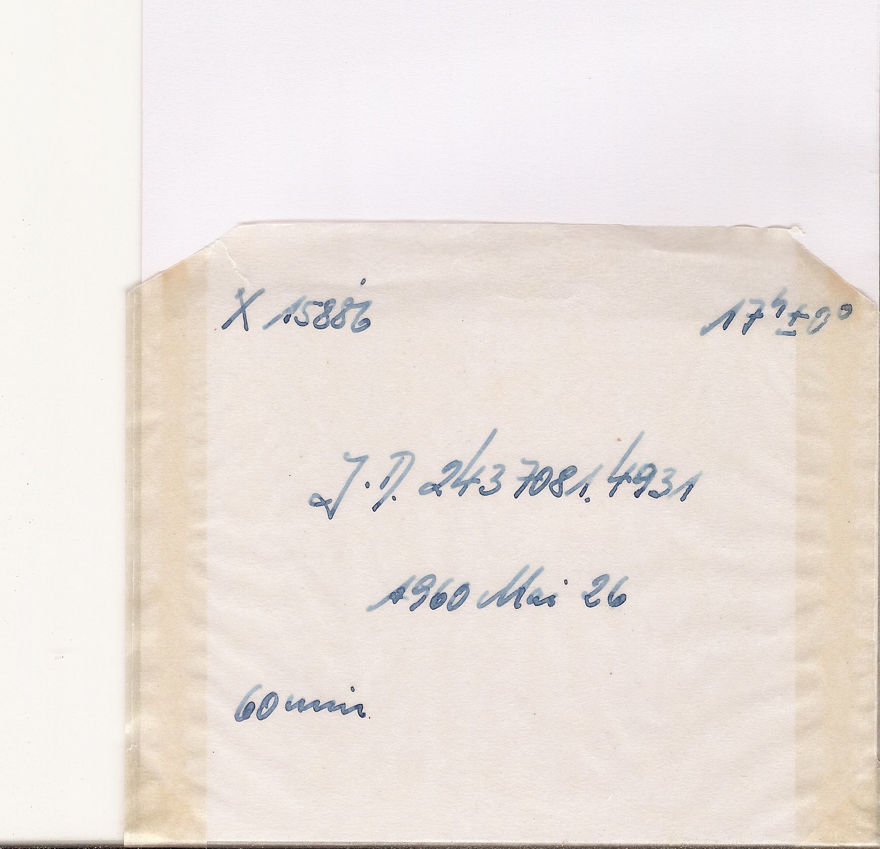 Plate envelope