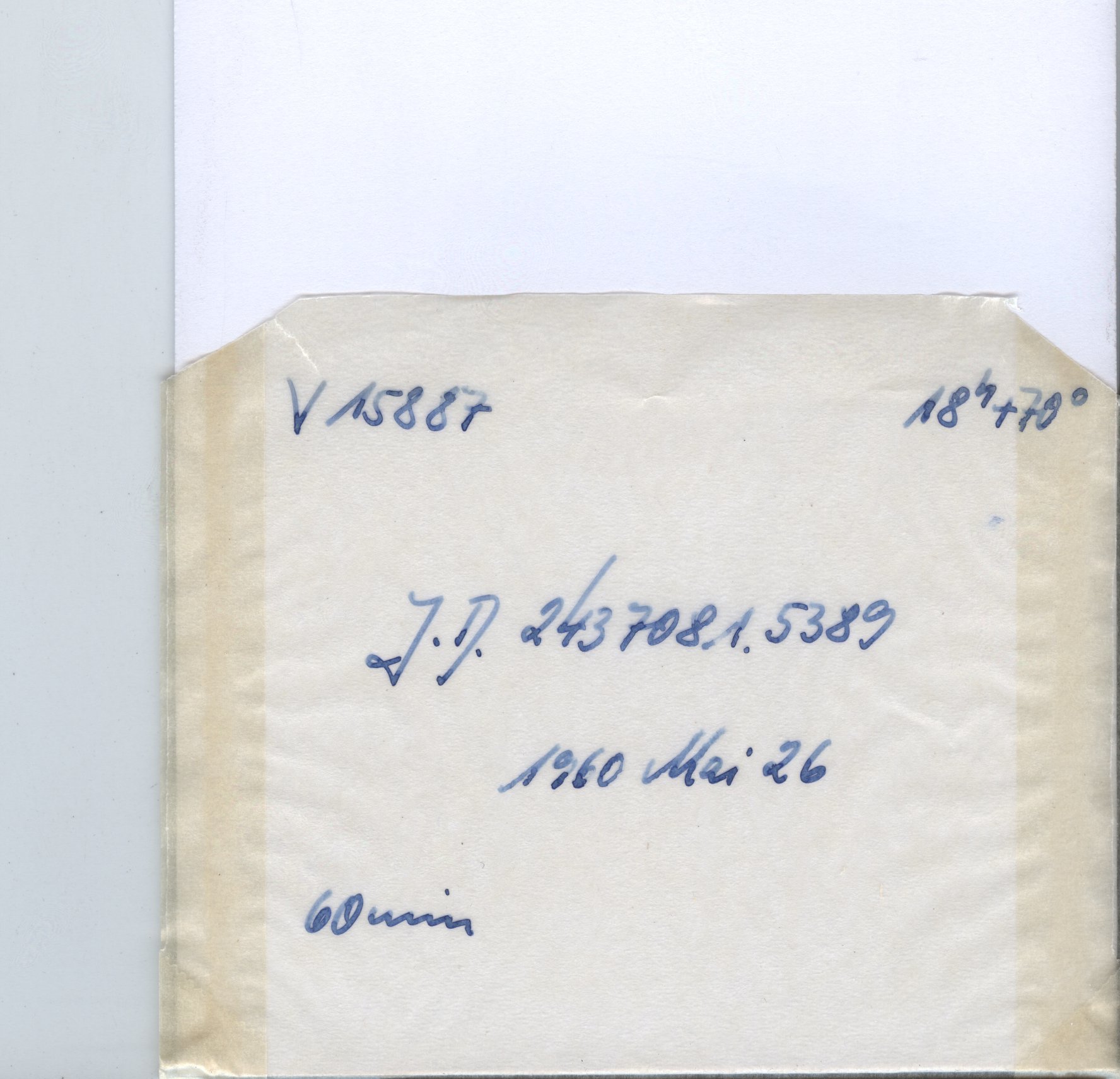 Plate envelope