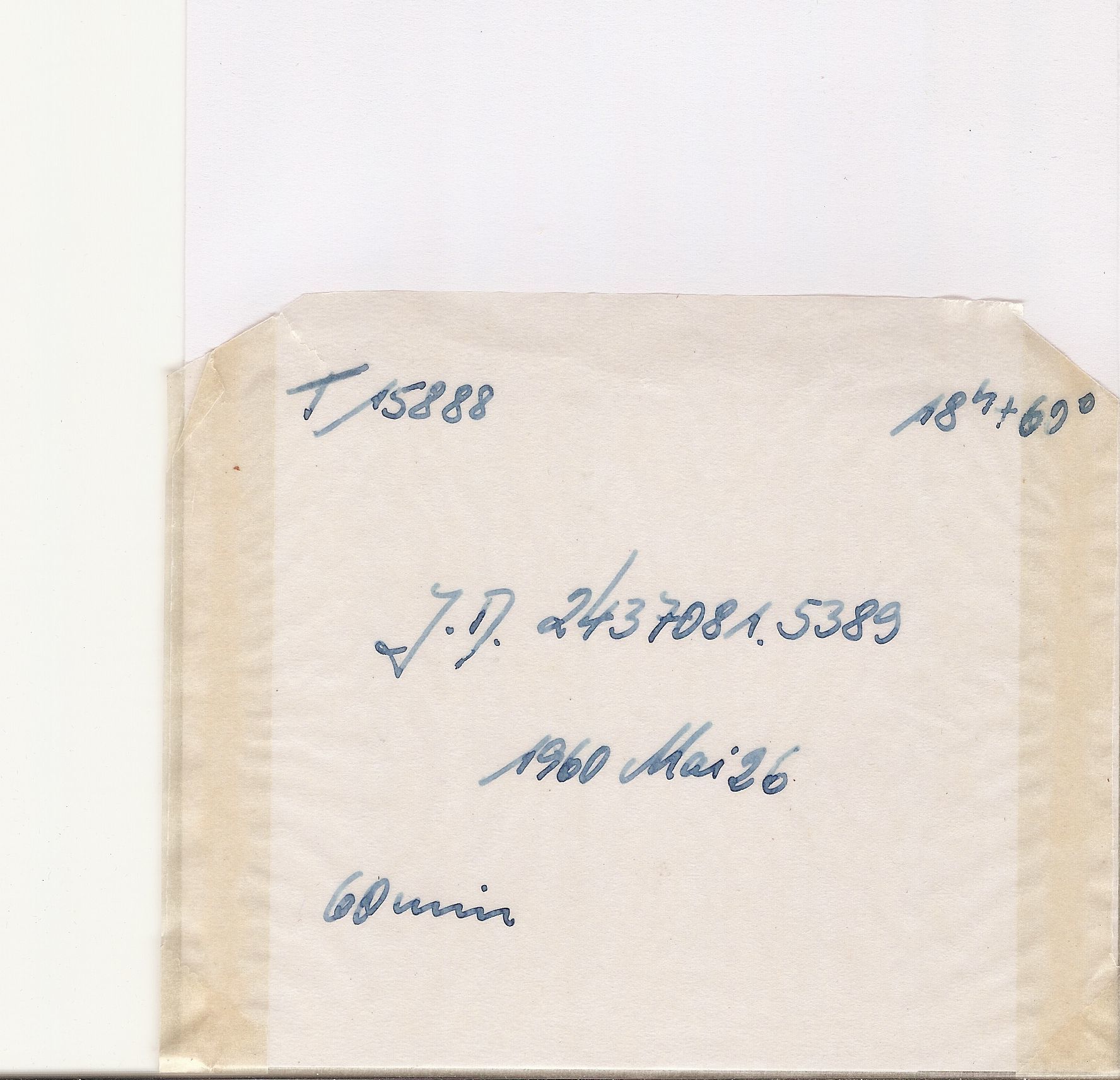 Plate envelope