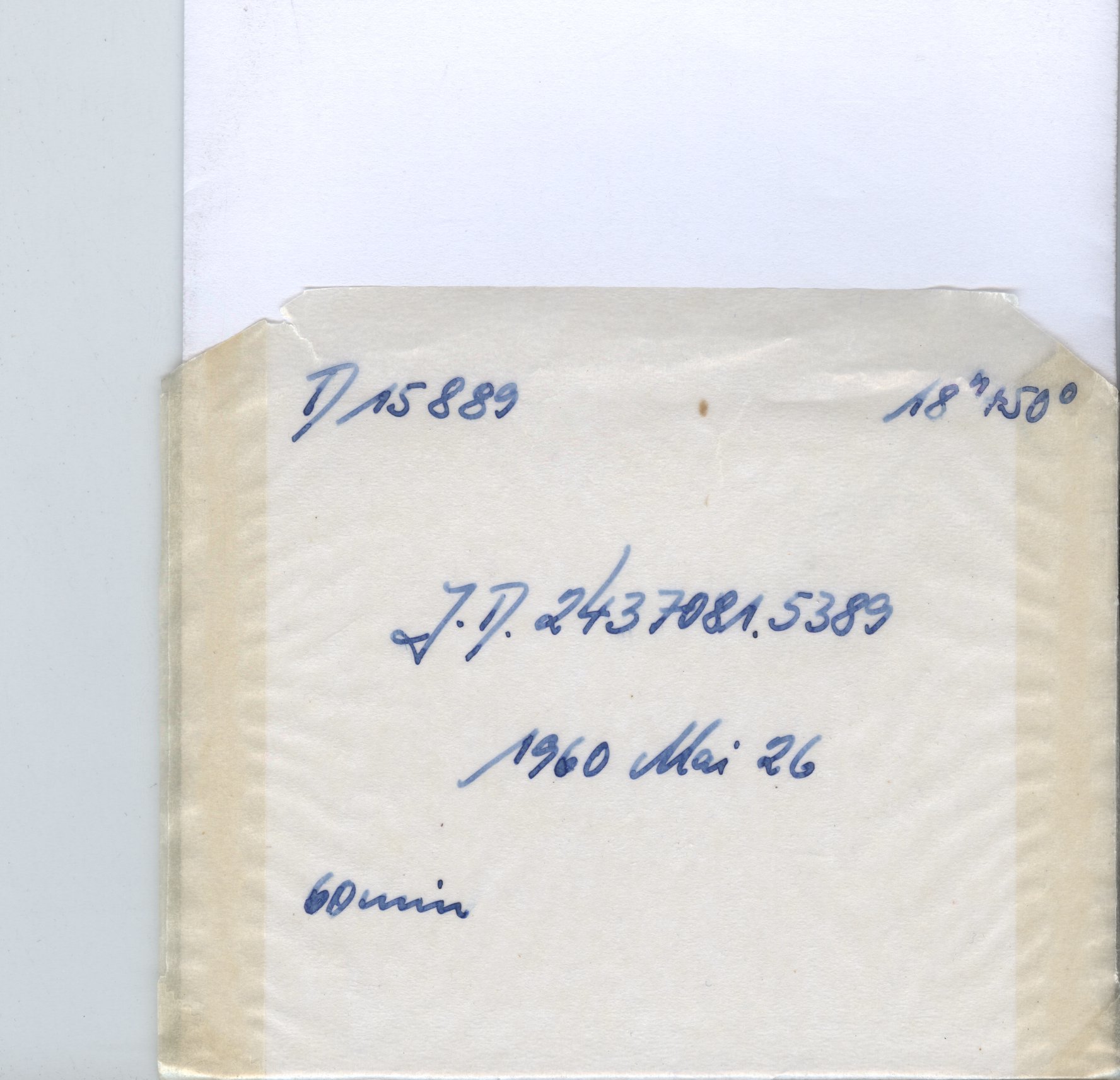 Plate envelope